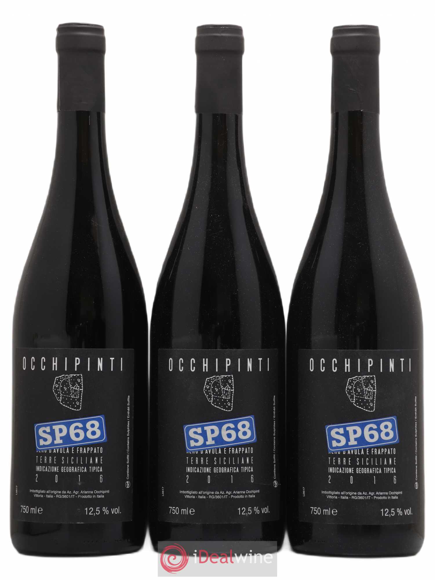 Terre Siciliane IGT SP68 Azienda Agricola Arianna Occhipinti 2016 - Lot de 3 bouteilles - 0