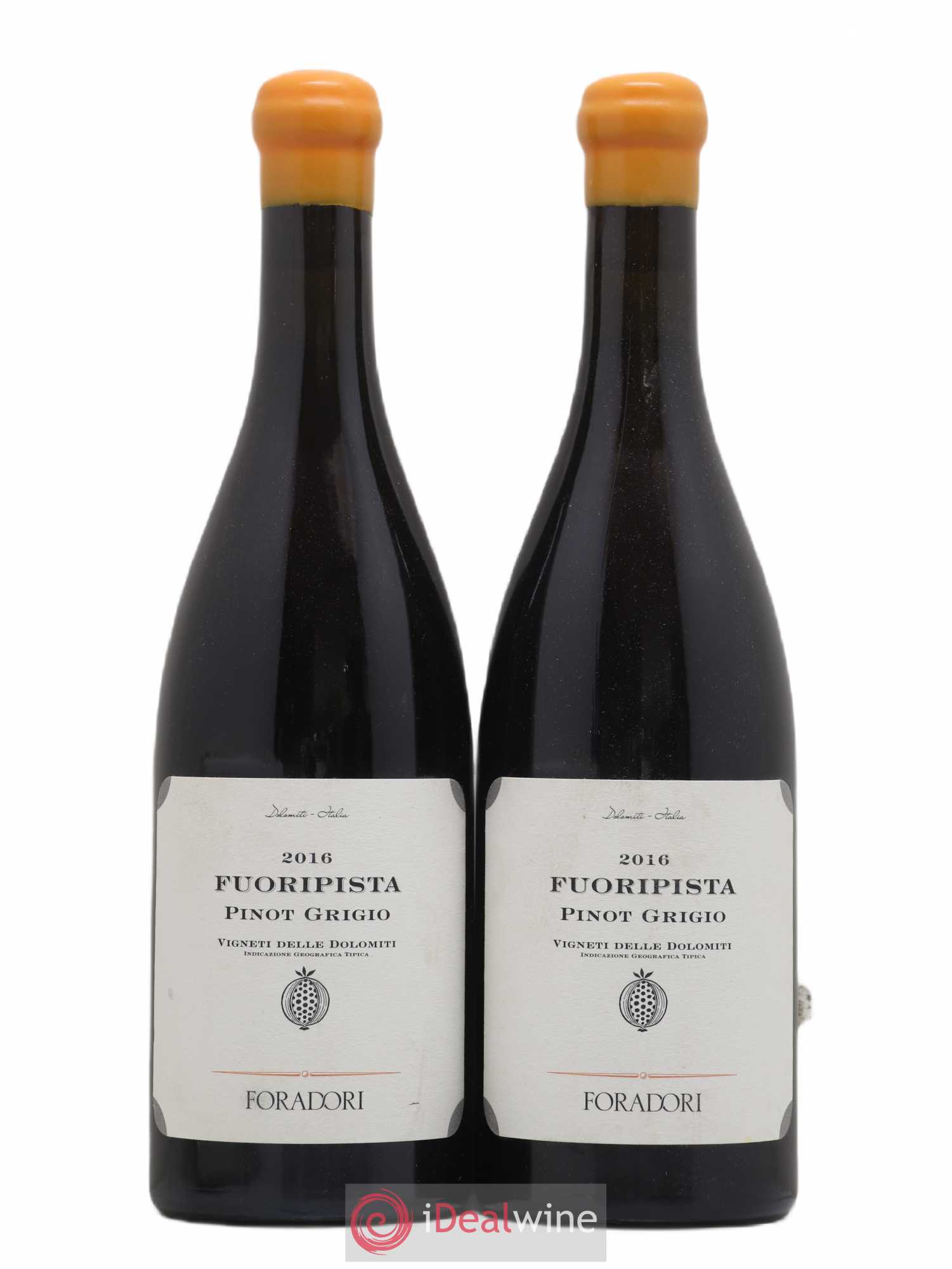 Vigneti delle Dolomiti IGT Fuoripista Pinot Grigio Elisabetta Foradori 2016 - Lot de 2 bouteilles - 0