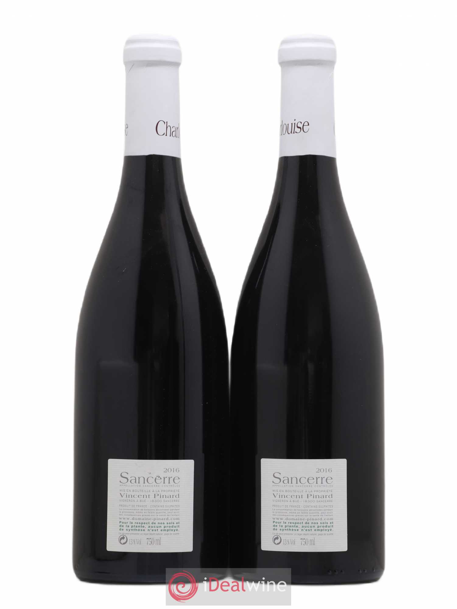 Sancerre Charlouise Vincent Pinard 2016 - Lot de 2 bouteilles - 1