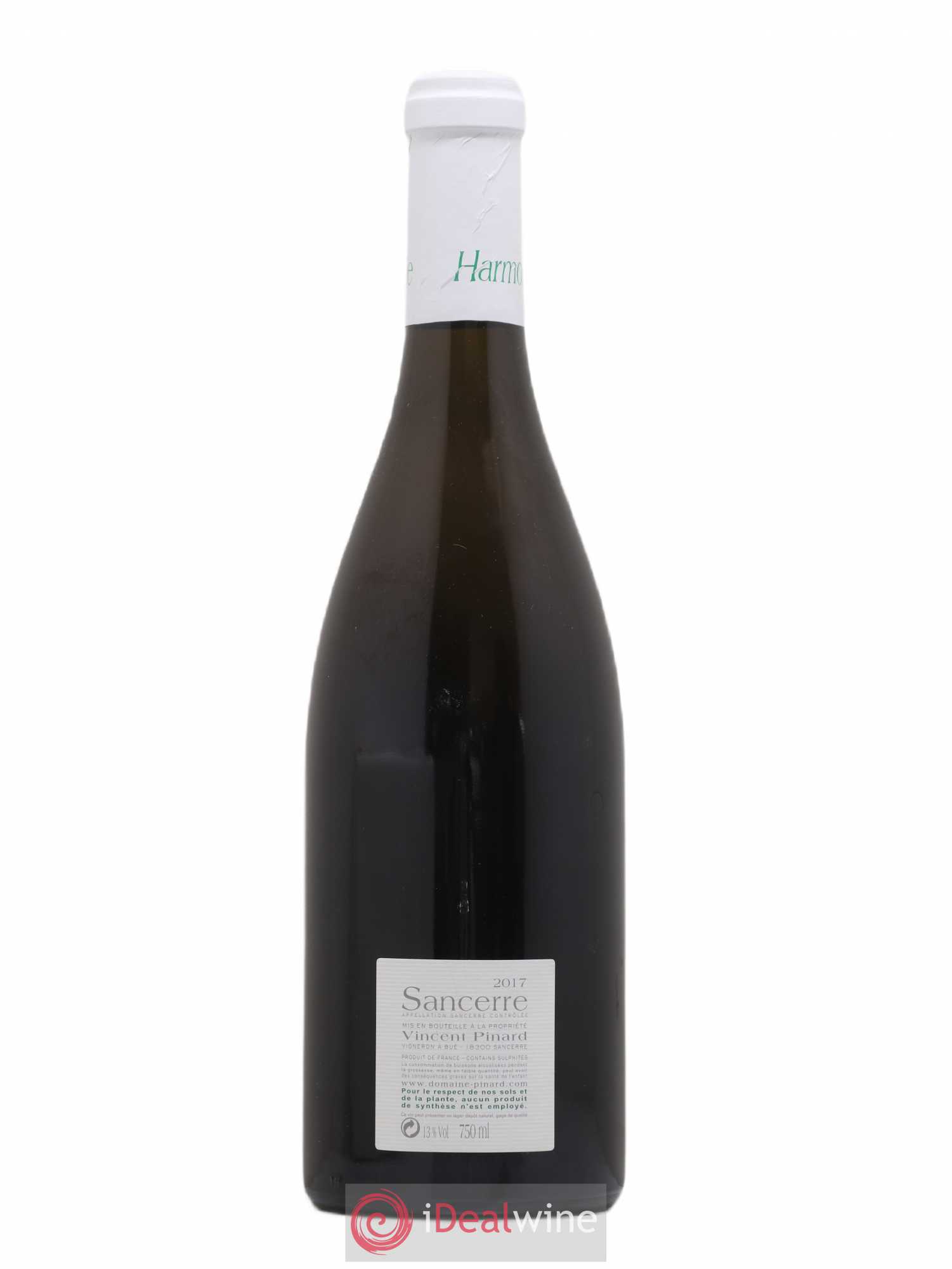 Sancerre Harmonie Vincent Pinard 2017 - Lot de 1 bouteille - 1