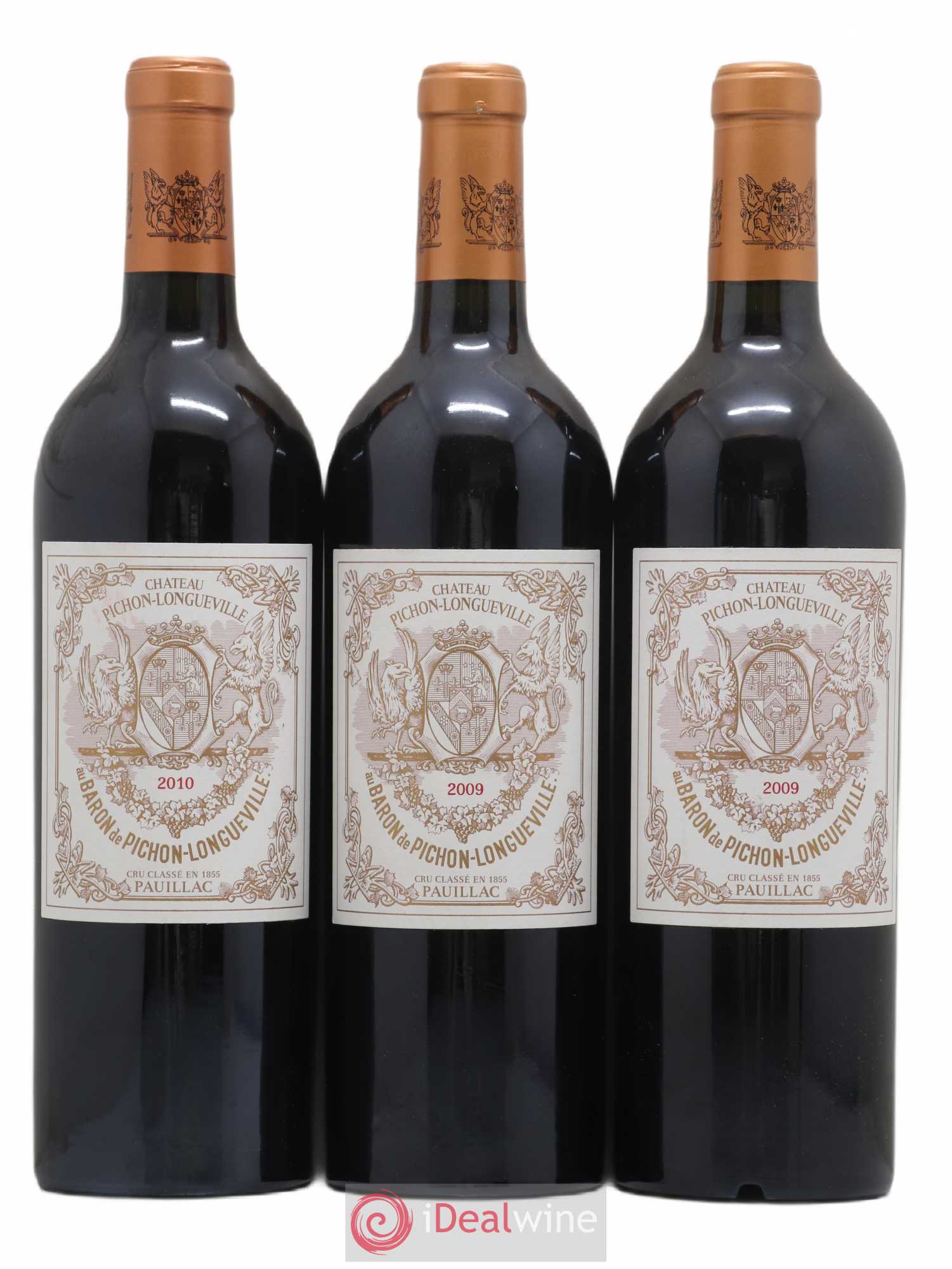 Pichon Longueville Baron 2ème Grand Cru Classé 2009 - Lot de 3 bouteilles - 0