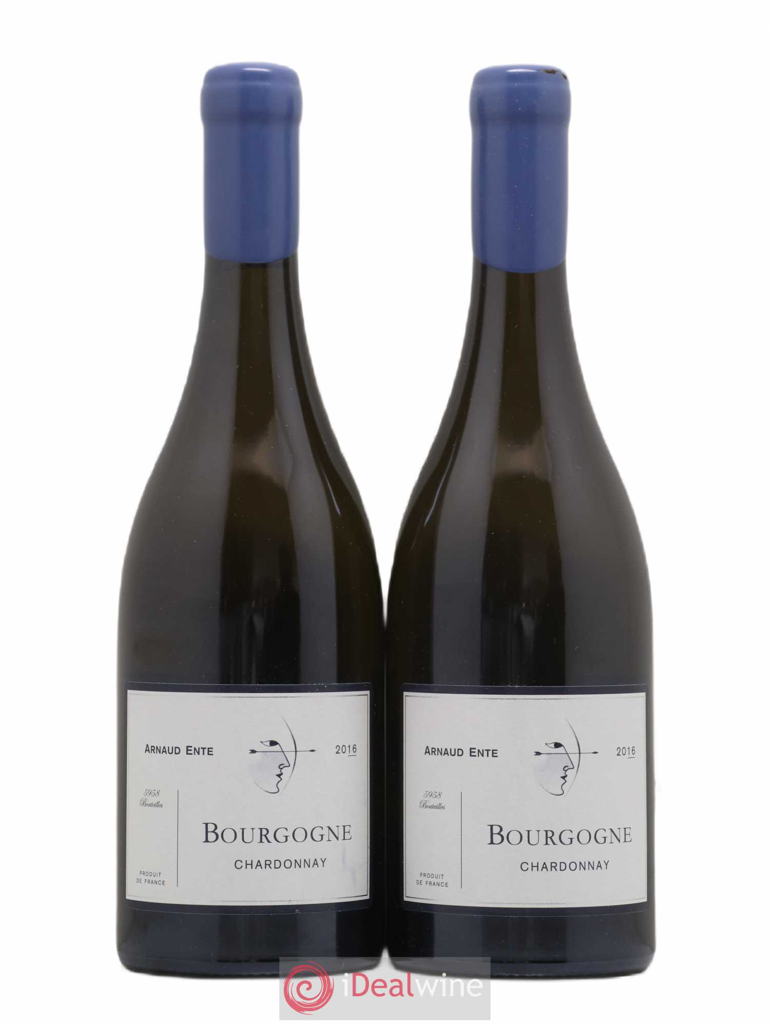 Bourgogne Chardonnay Arnaud Ente 2016 - Lot de 2 bouteilles - 0