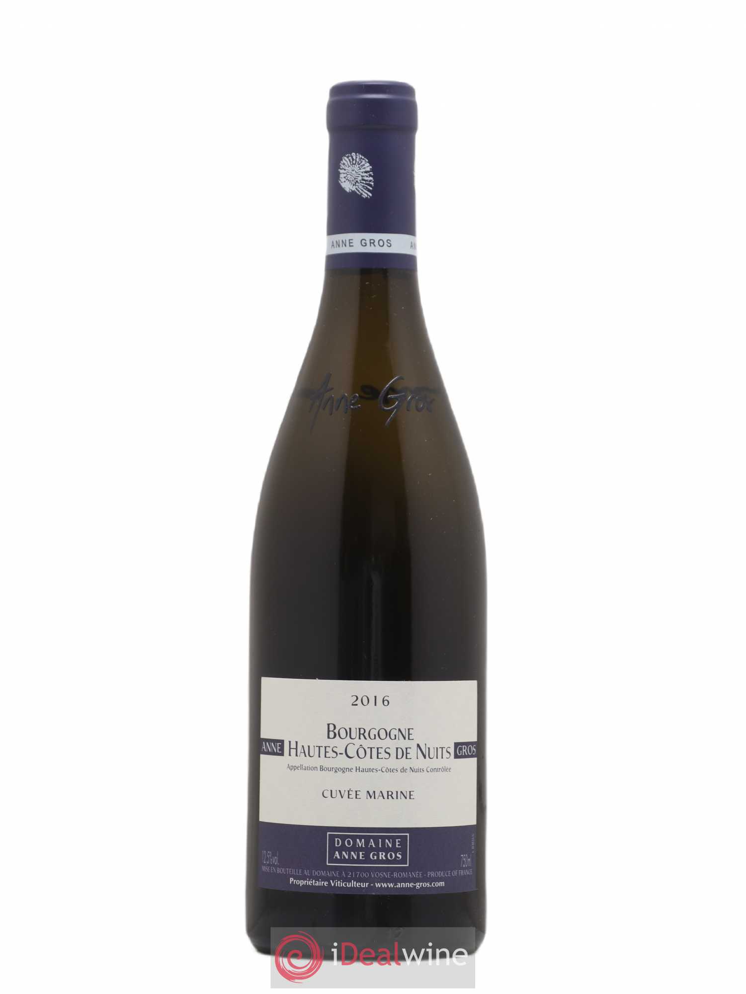 Hautes-Côtes de Nuits Cuvée Marine Anne Gros 2016 - Lot de 1 bouteille - 0