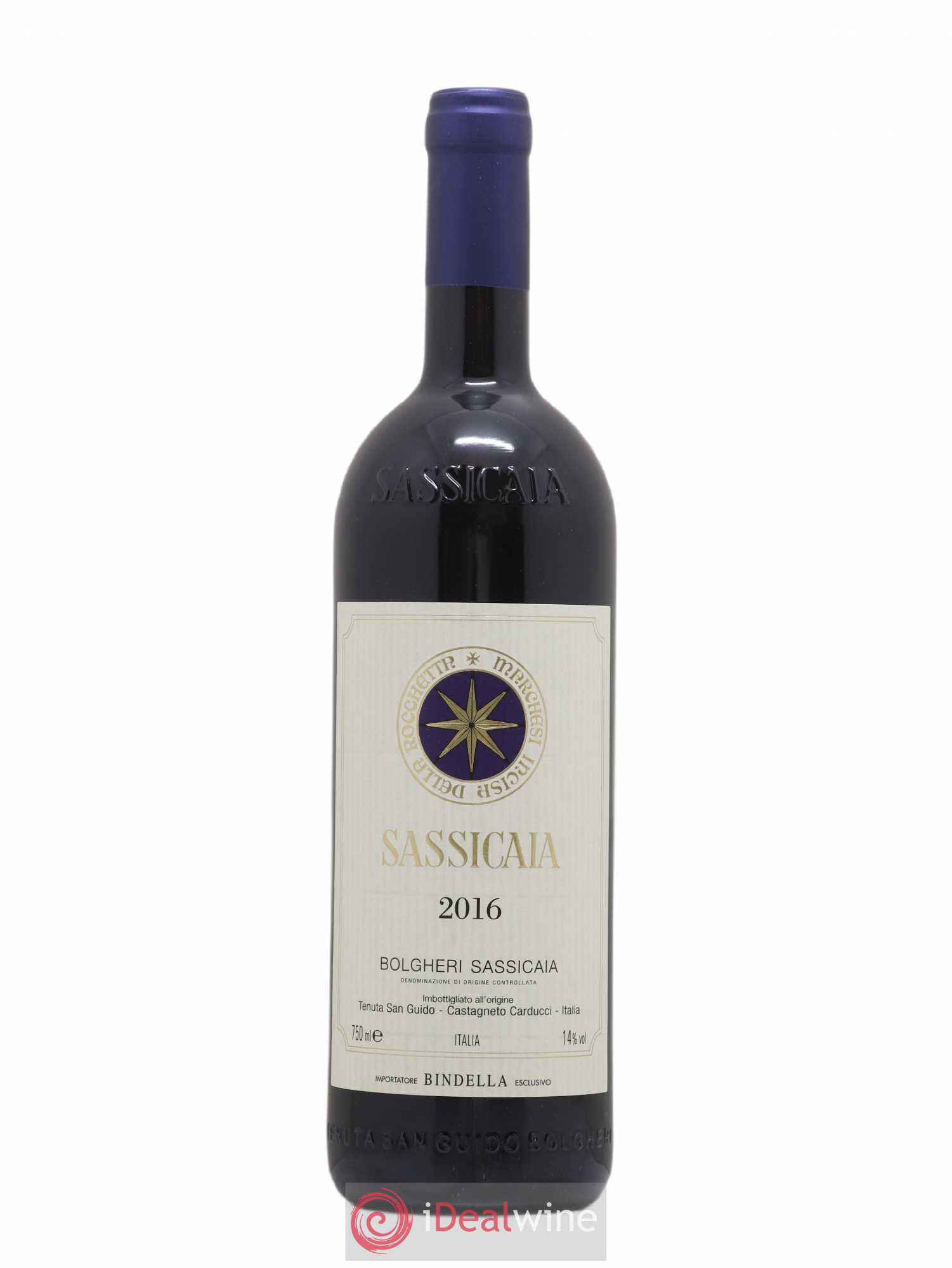 Bolgheri DOC Sassicaia Tenuta San Guido 2016 - Lot de 1 bouteille - 0