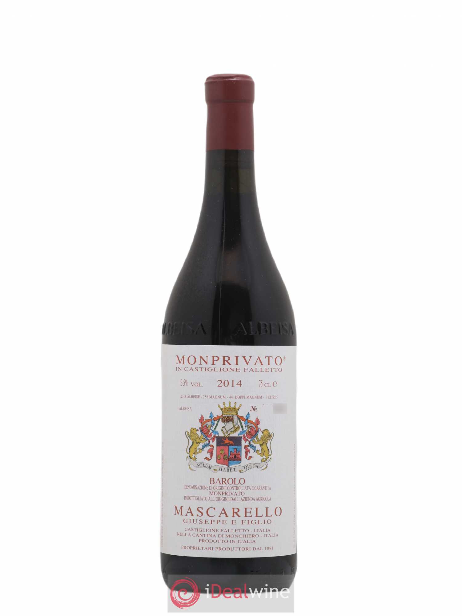 Barolo DOCG Monprivato Giuseppe Mascarello 2014 - Lot de 1 bouteille - 0
