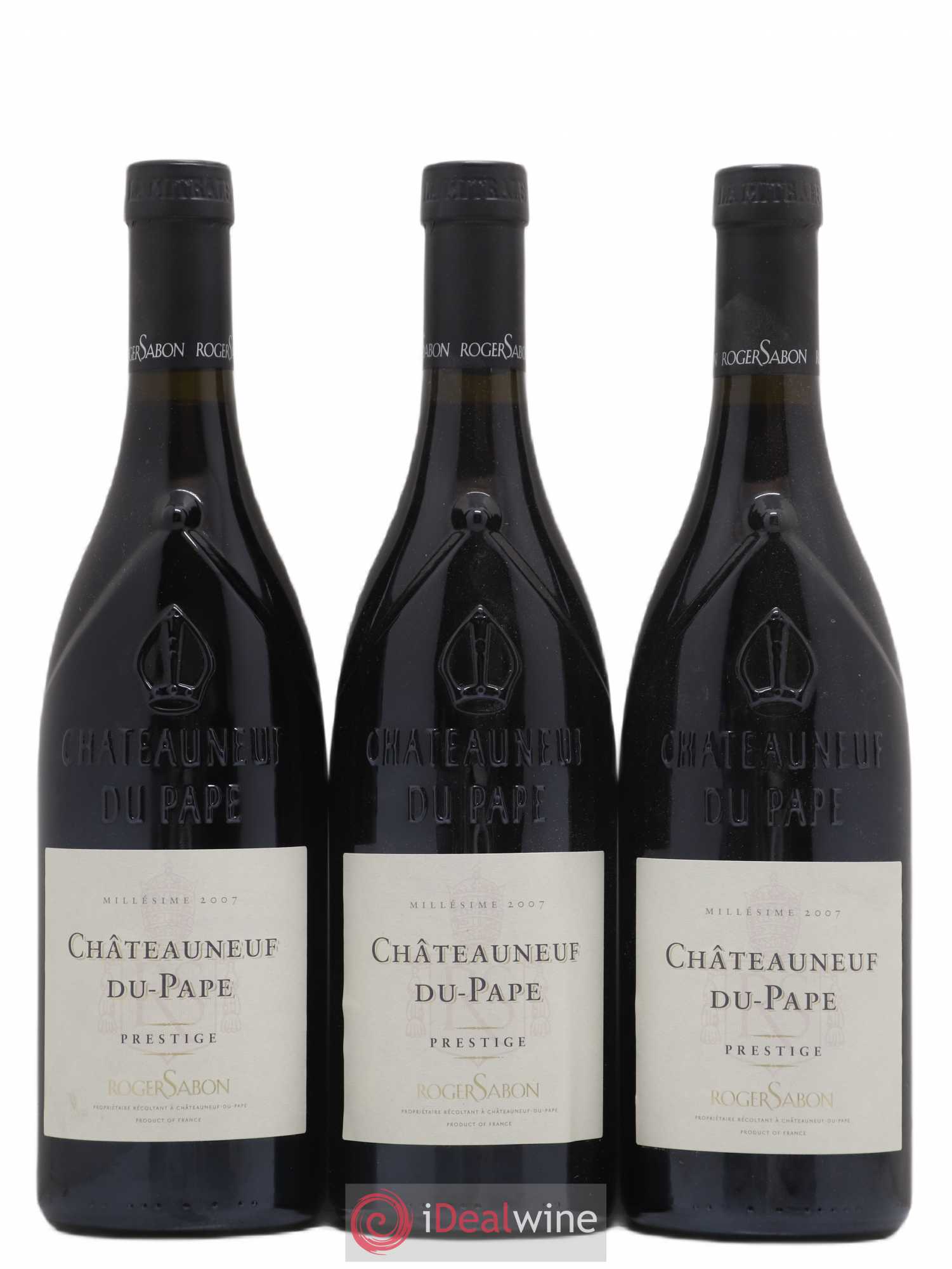 Châteauneuf-du-Pape Cuvée Prestige Roger Sabon (Domaine) 2007 - Lot de 3 bouteilles - 0