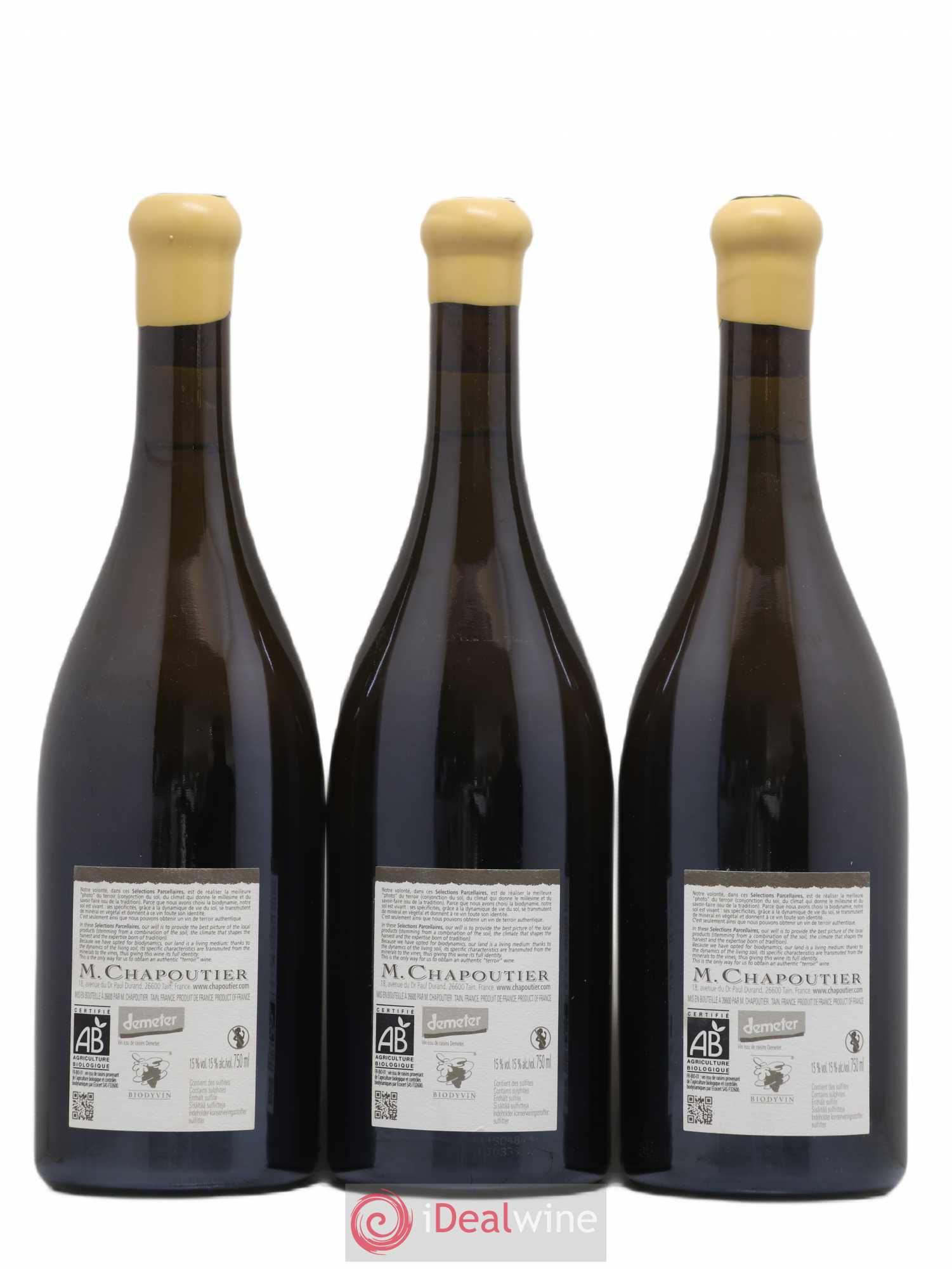 Hermitage Ermitage Le Méal Chapoutier 2009 - Lot de 3 bouteilles - 1
