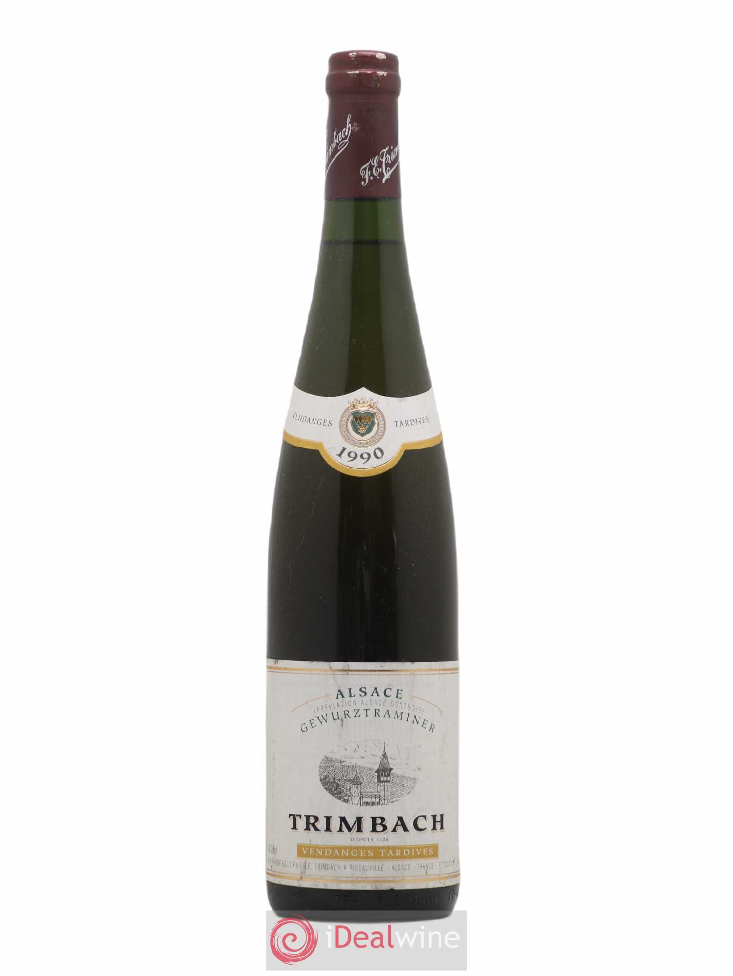 Alsace Gewurztraminer Vendanges Tardives Trimbach (Domaine) 1990 - Lotto di 1 bottiglia - 0