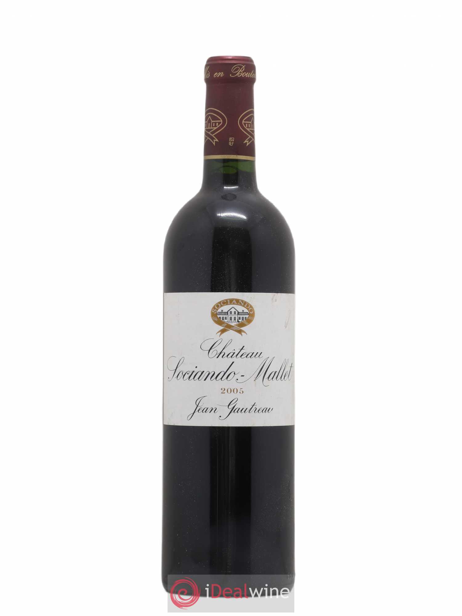 Château Sociando Mallet 2005 - Lot de 1 bouteille - 0