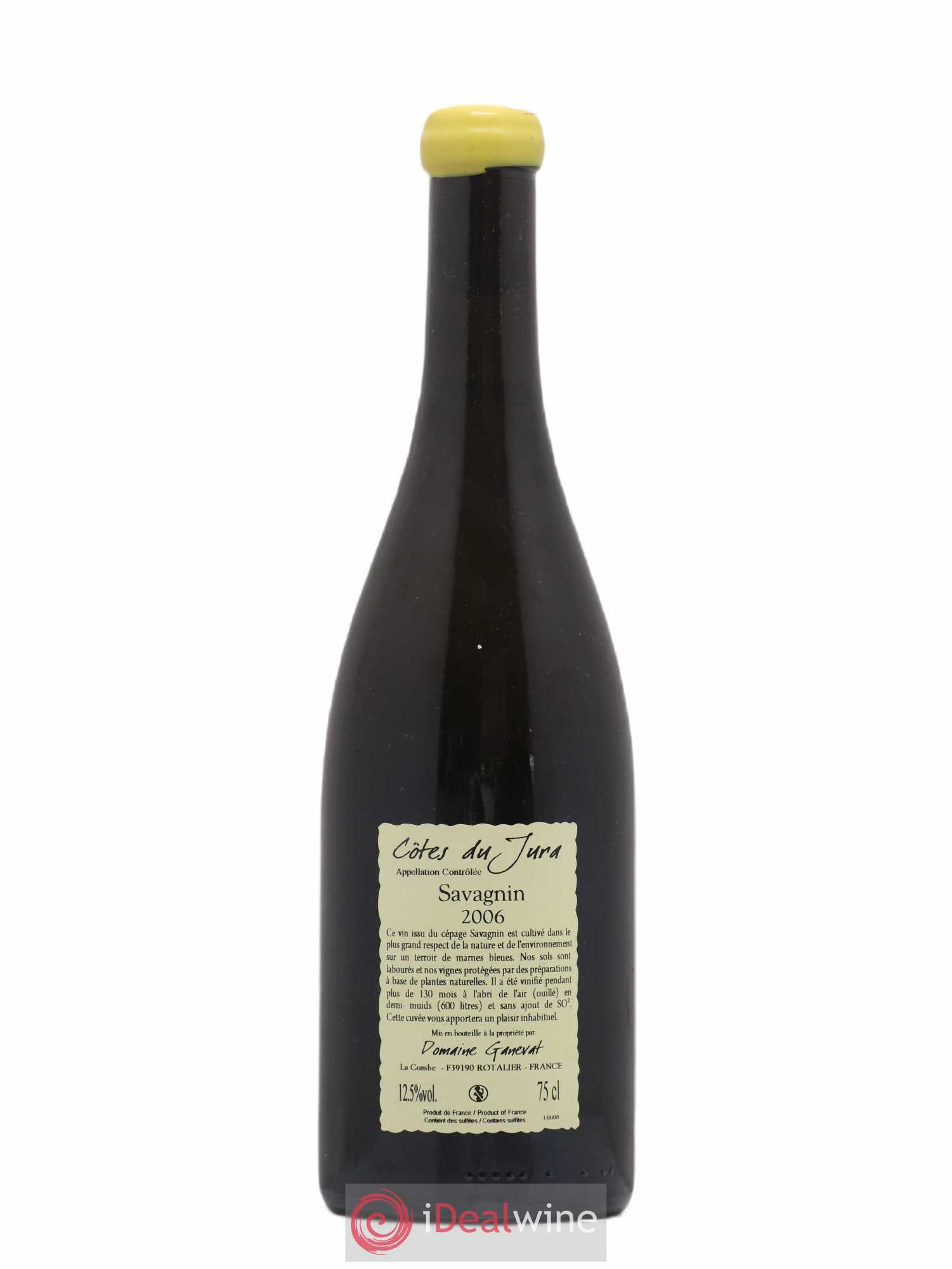 Côtes du Jura Les Vignes de mon Père Jean-François Ganevat (Domaine) 2006 - Lot de 1 bouteille - 1