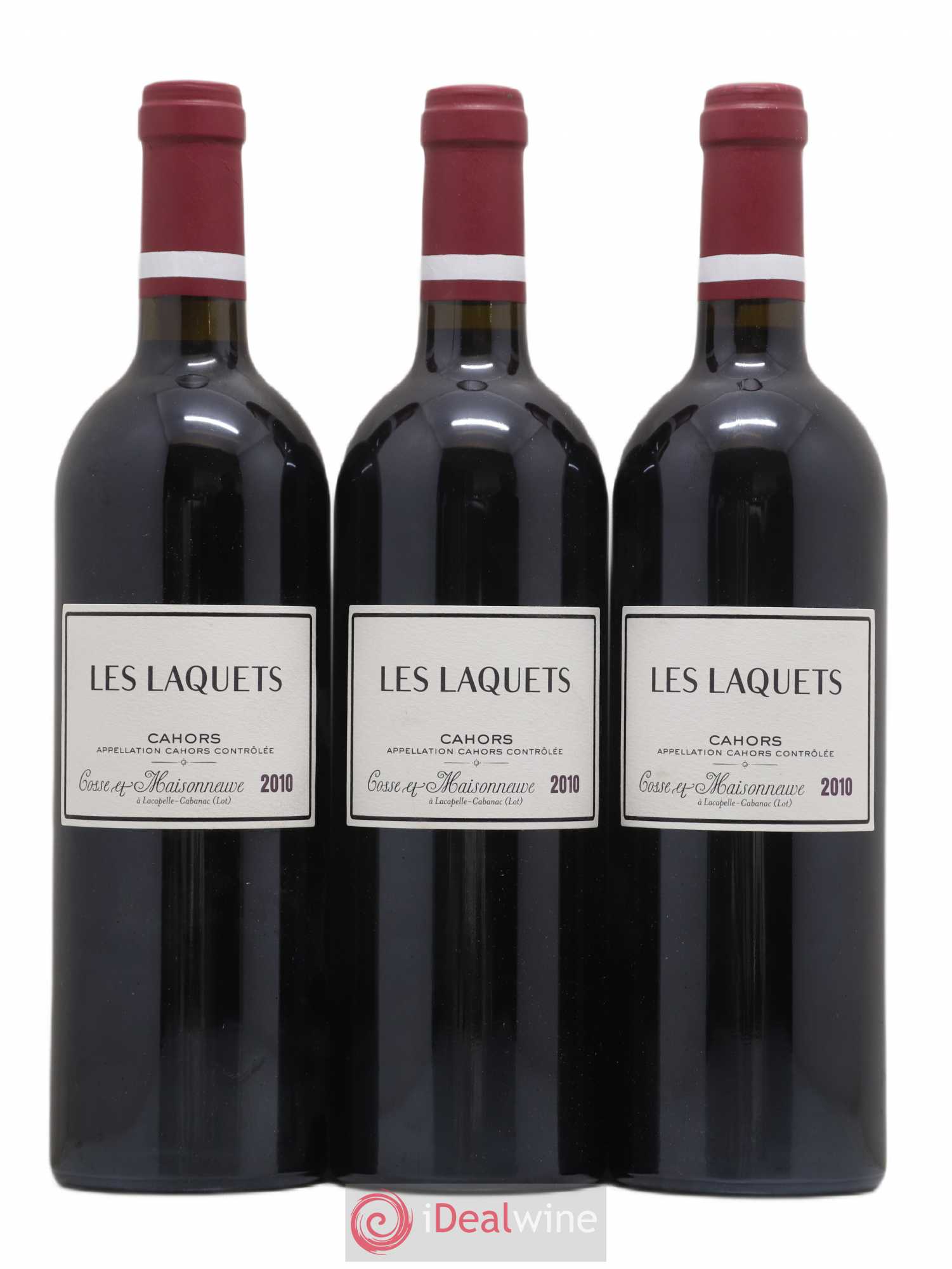 Cahors Les Laquets Cosse-Maisonneuve (Domaine) 2010 - Lot de 3 bouteilles - 0