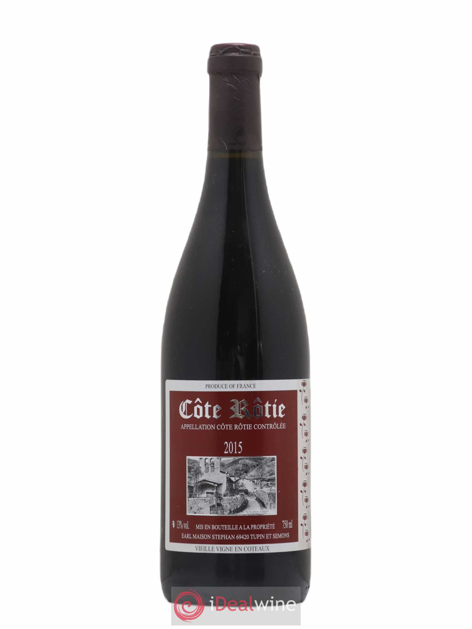 Côte-Rôtie Vieilles Vignes en Coteaux Jean-Michel Stephan 2015 - Lot de 1 bouteille - 0