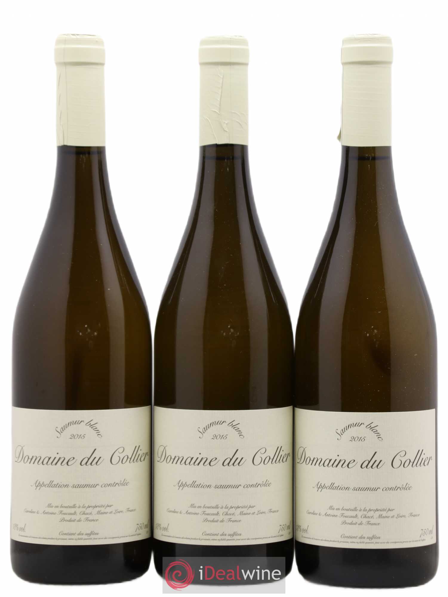Saumur Domaine du Collier 2015 - Lot de 3 bouteilles - 0