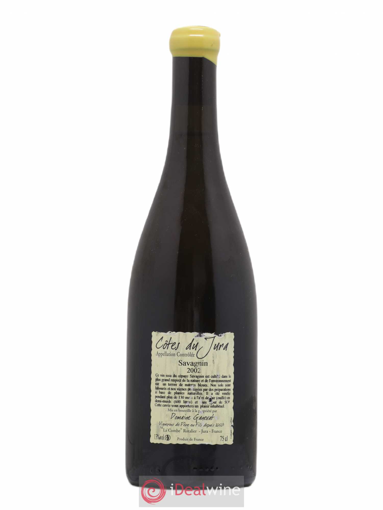Côtes du Jura Les Vignes de mon Père Jean-François Ganevat (Domaine) 2002 - Lot de 1 bouteille - 1