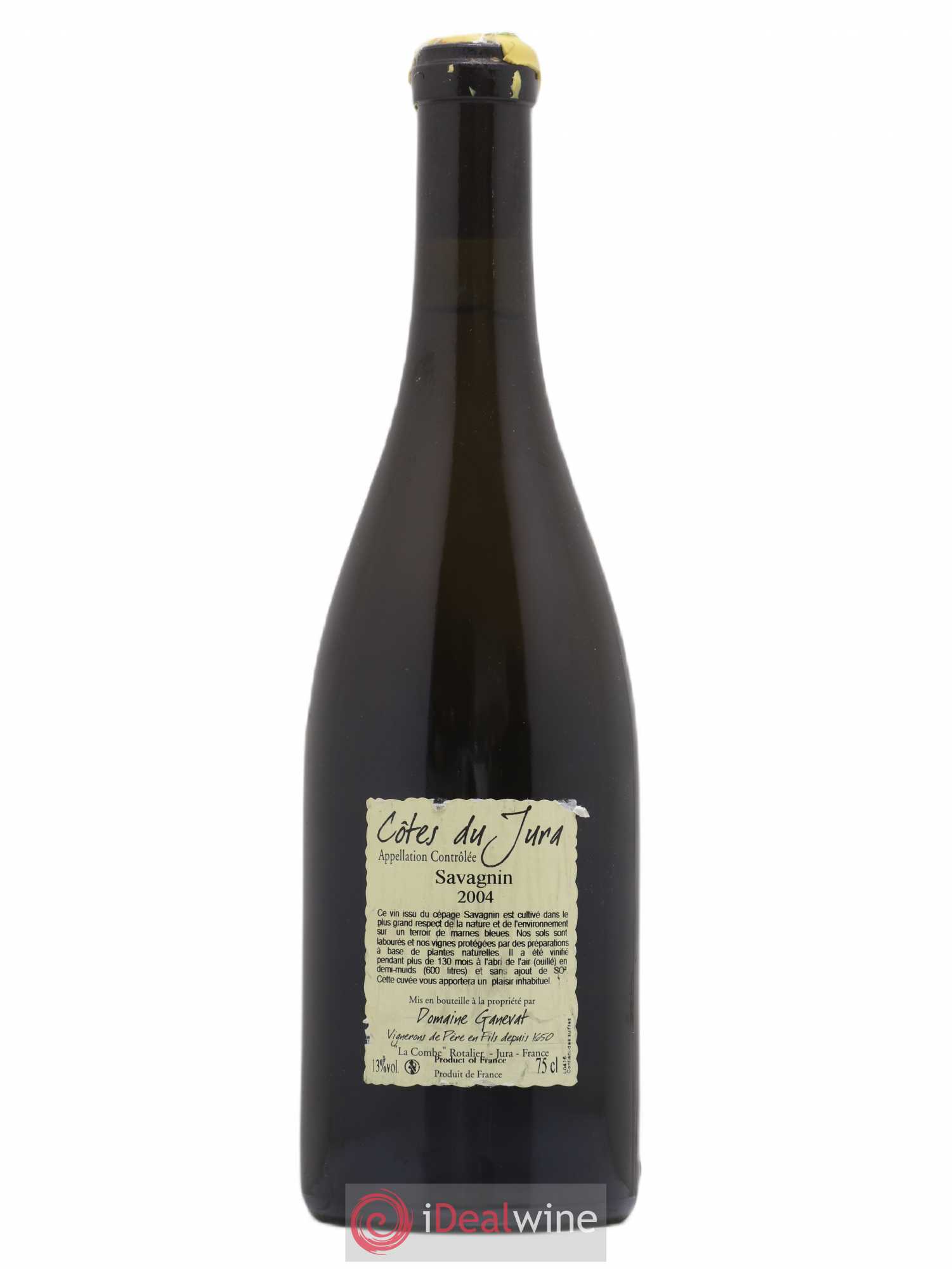 Côtes du Jura Les Vignes de mon Père Jean-François Ganevat (Domaine) 2004 - Lot de 1 bouteille - 1