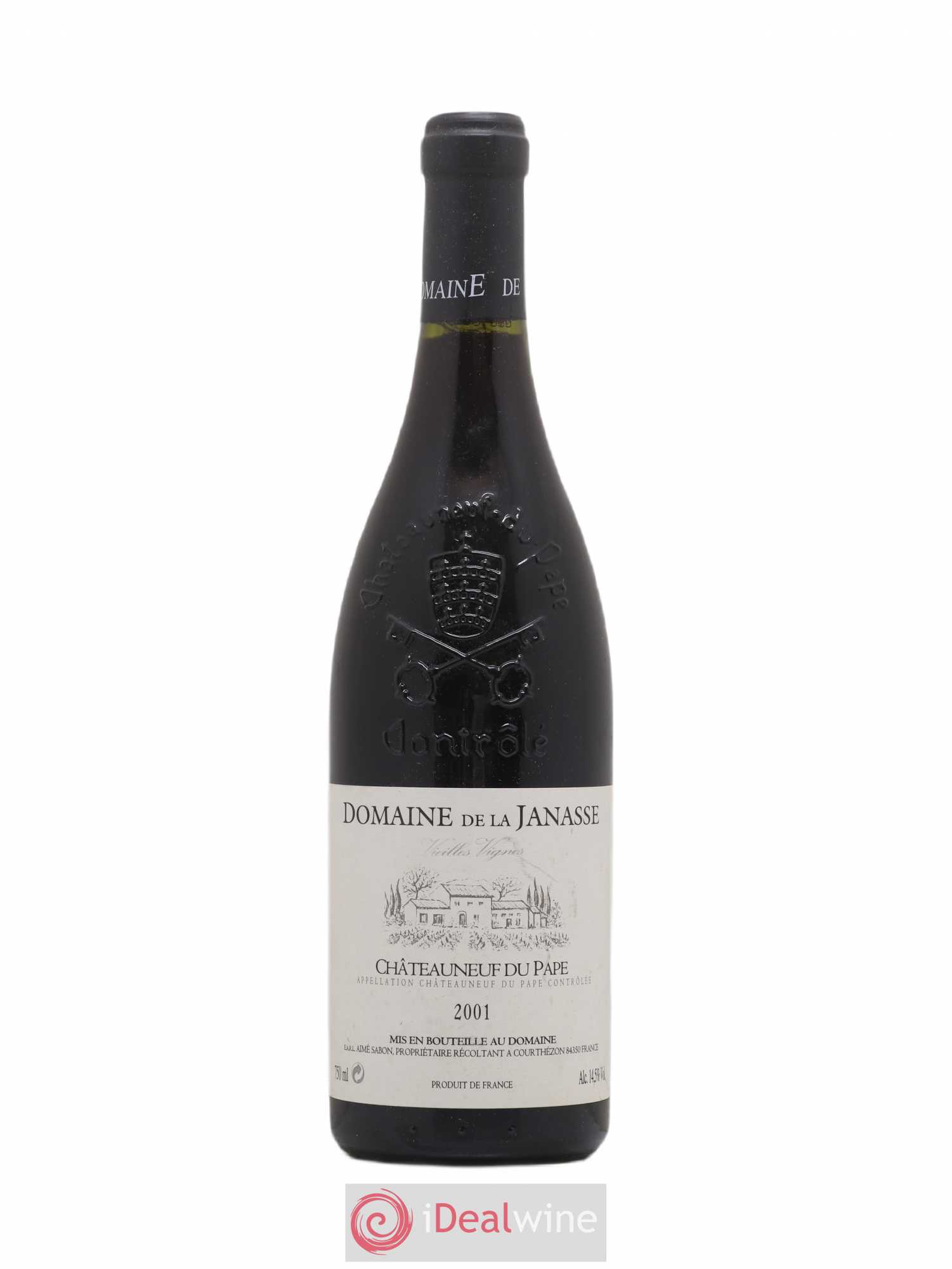 Châteauneuf-du-Pape Cuvée Vieilles Vignes La Janasse (Domaine de) 2001 - Lot de 1 bouteille - 0