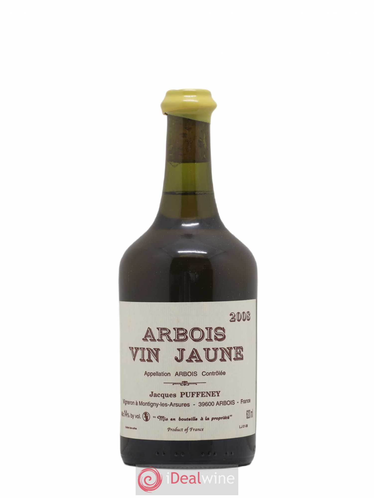 Arbois Vin Jaune Jacques Puffeney 2008 - Lot de 1 bouteille - 0