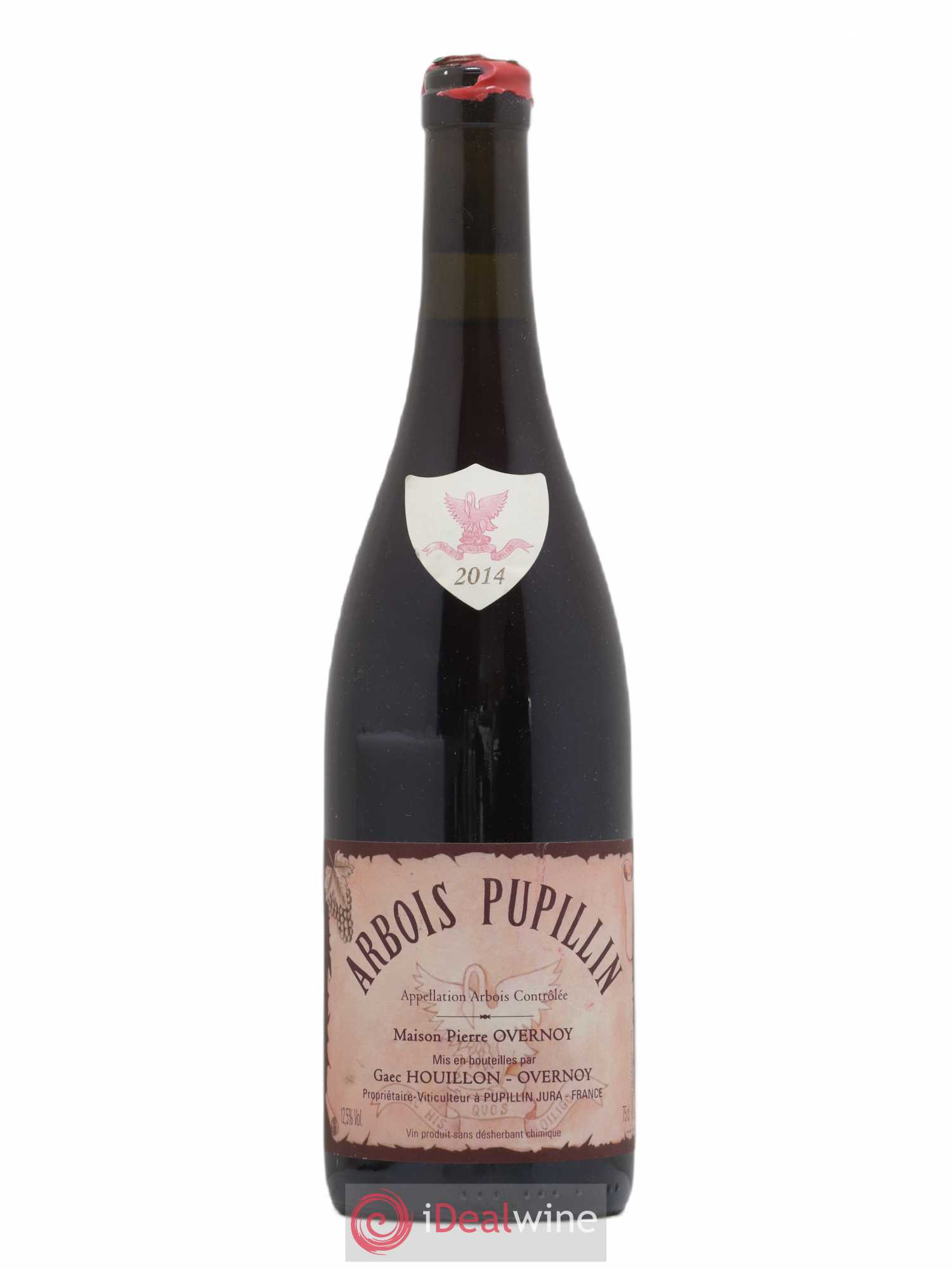 Arbois-Pupillin Poulsard (cire rouge) Overnoy-Houillon (Domaine) 2014 - Lot de 1 bouteille - 0