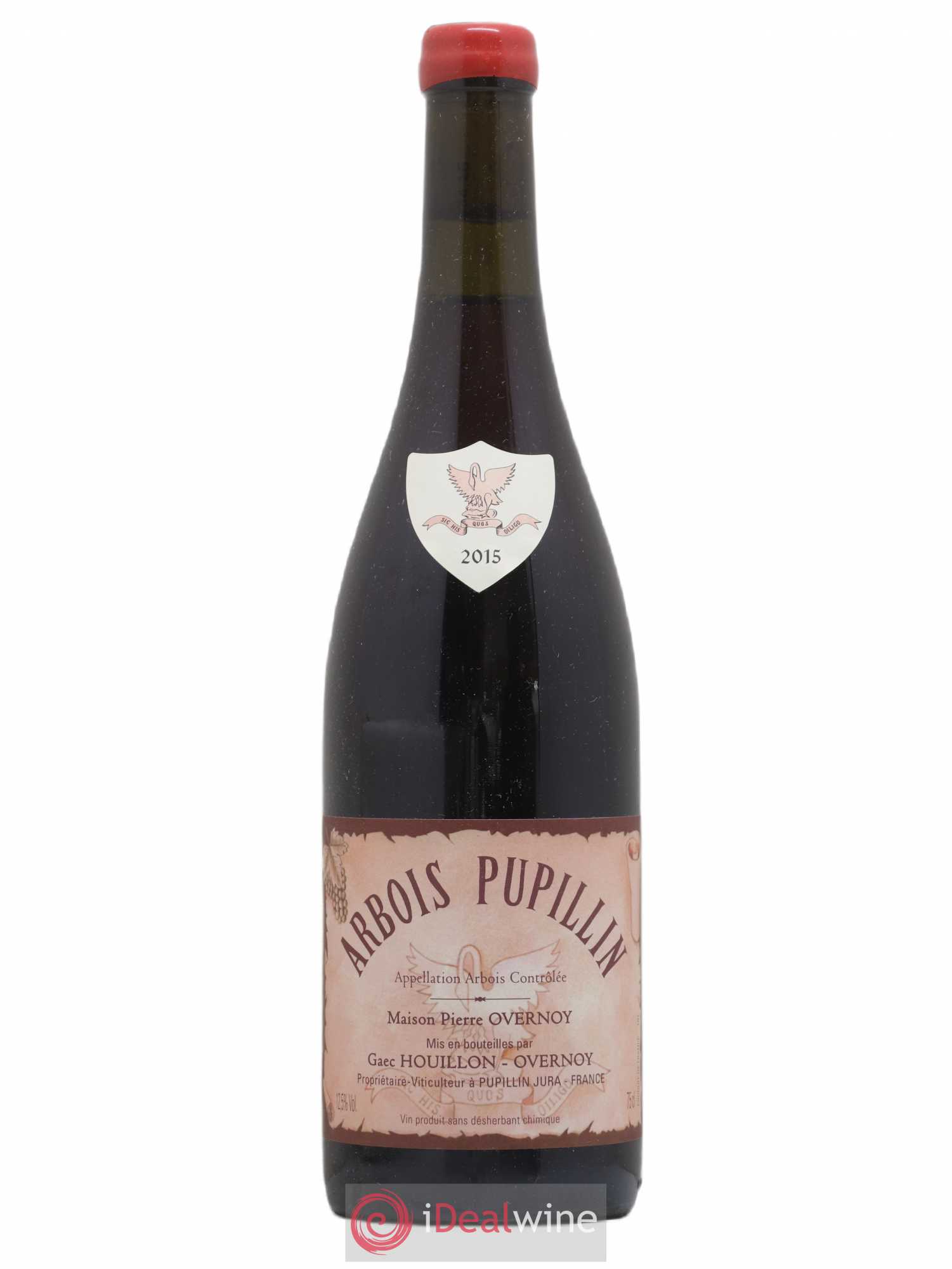 Arbois-Pupillin Poulsard (cire rouge) Overnoy-Houillon (Domaine) 2015 - Lot de 1 bouteille - 0
