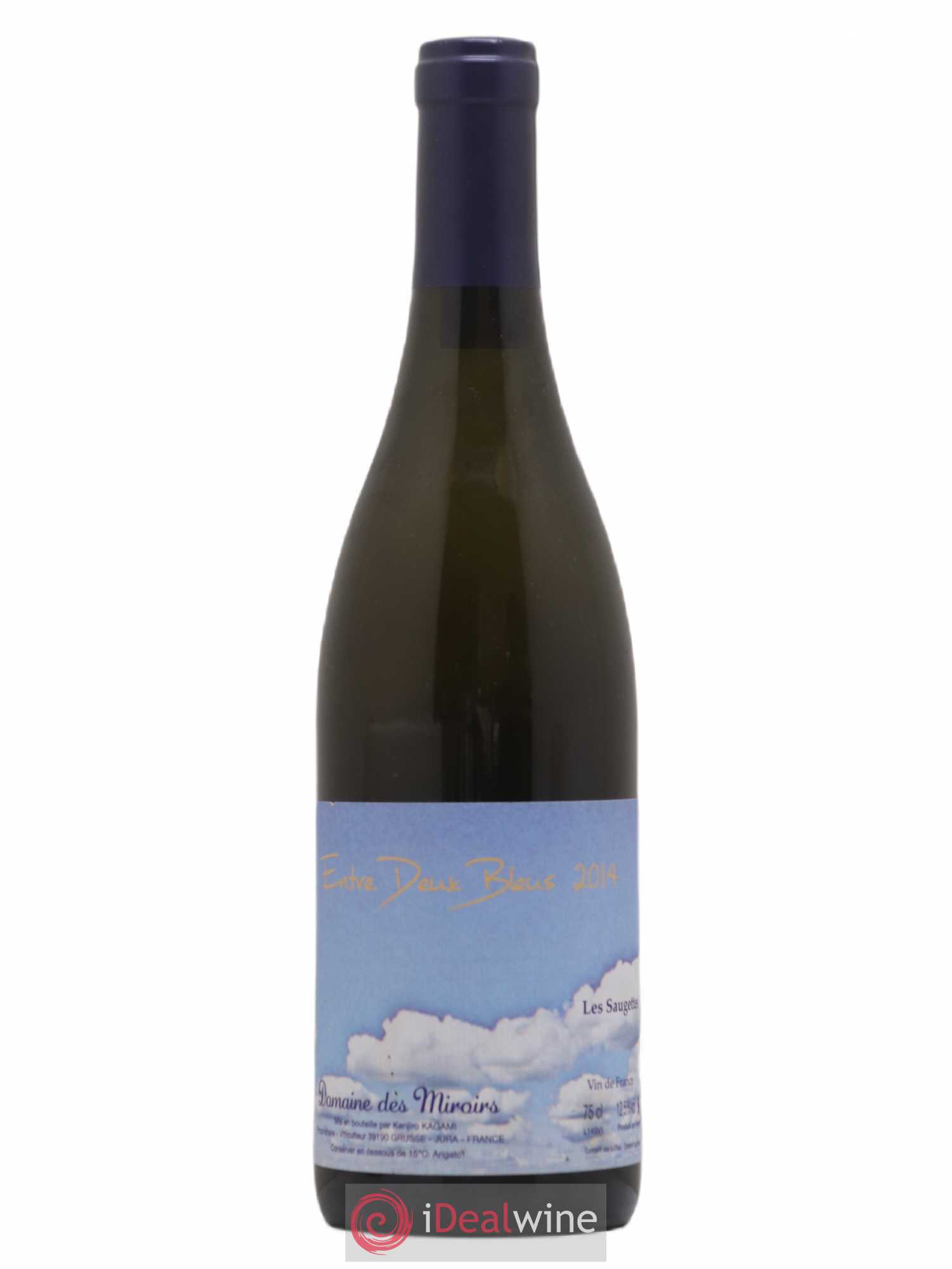 Vin de France Entre Deux Bleus Les saugettes Kenjiro Kagami - Domaine des Miroirs 2014 - Lot de 1 bouteille - 0