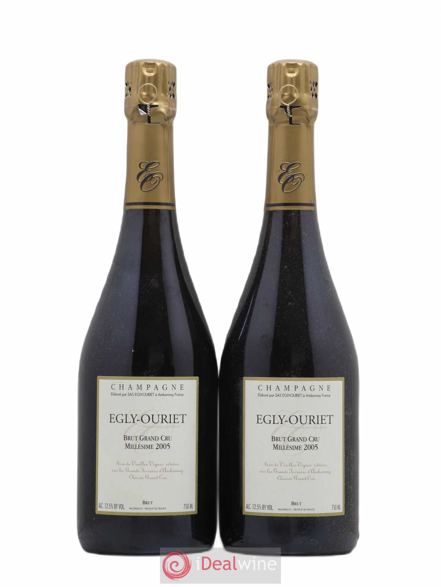 Ambonnay Vieilles Vignes Brut Millésimé Egly-Ouriet 2005 2005 - Lot de 2 bouteilles - 0