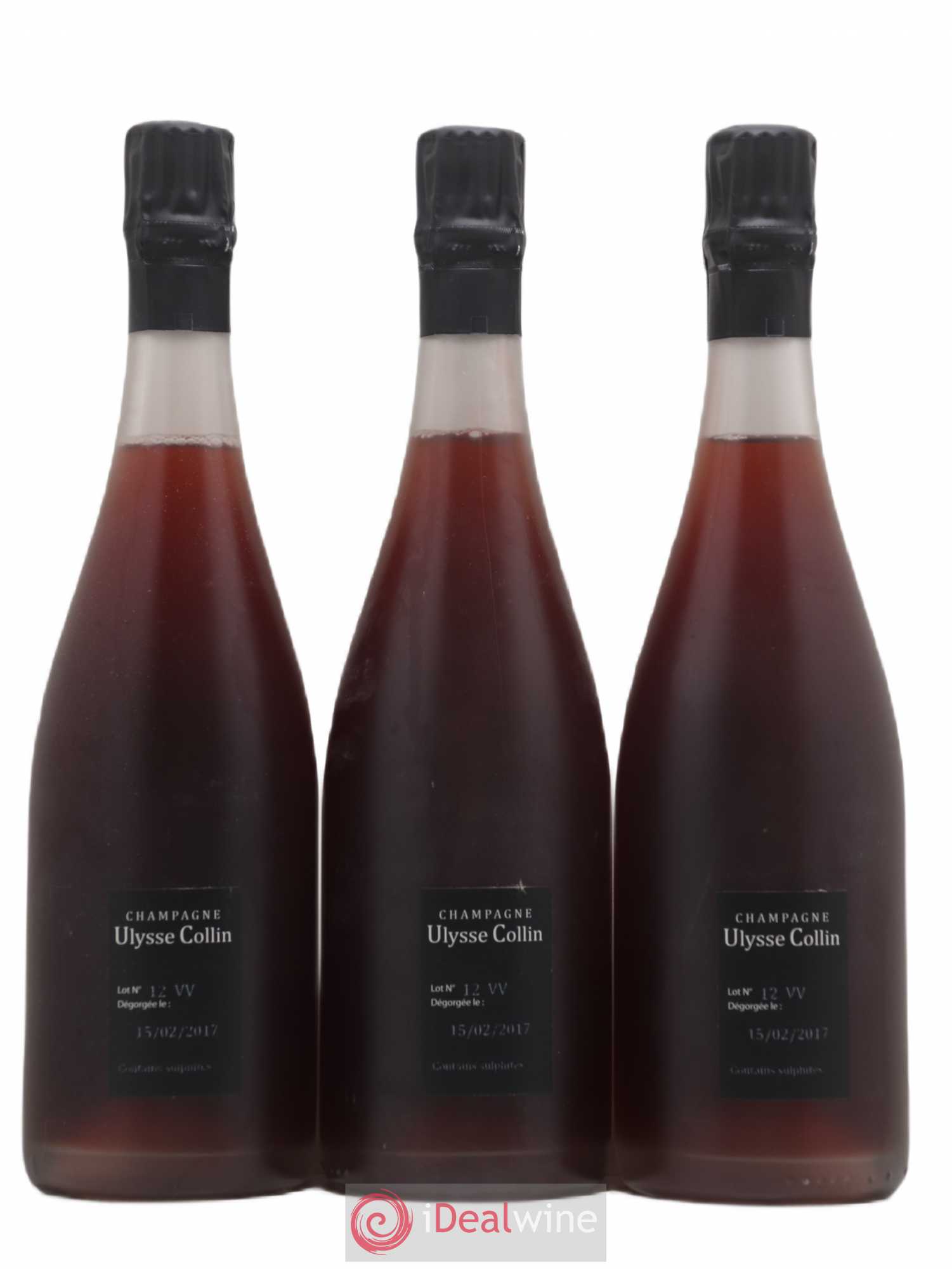 Les Maillons Extra-Brut Rosé de Saignée Ulysse Collin - Lot de 3 bouteilles - 1