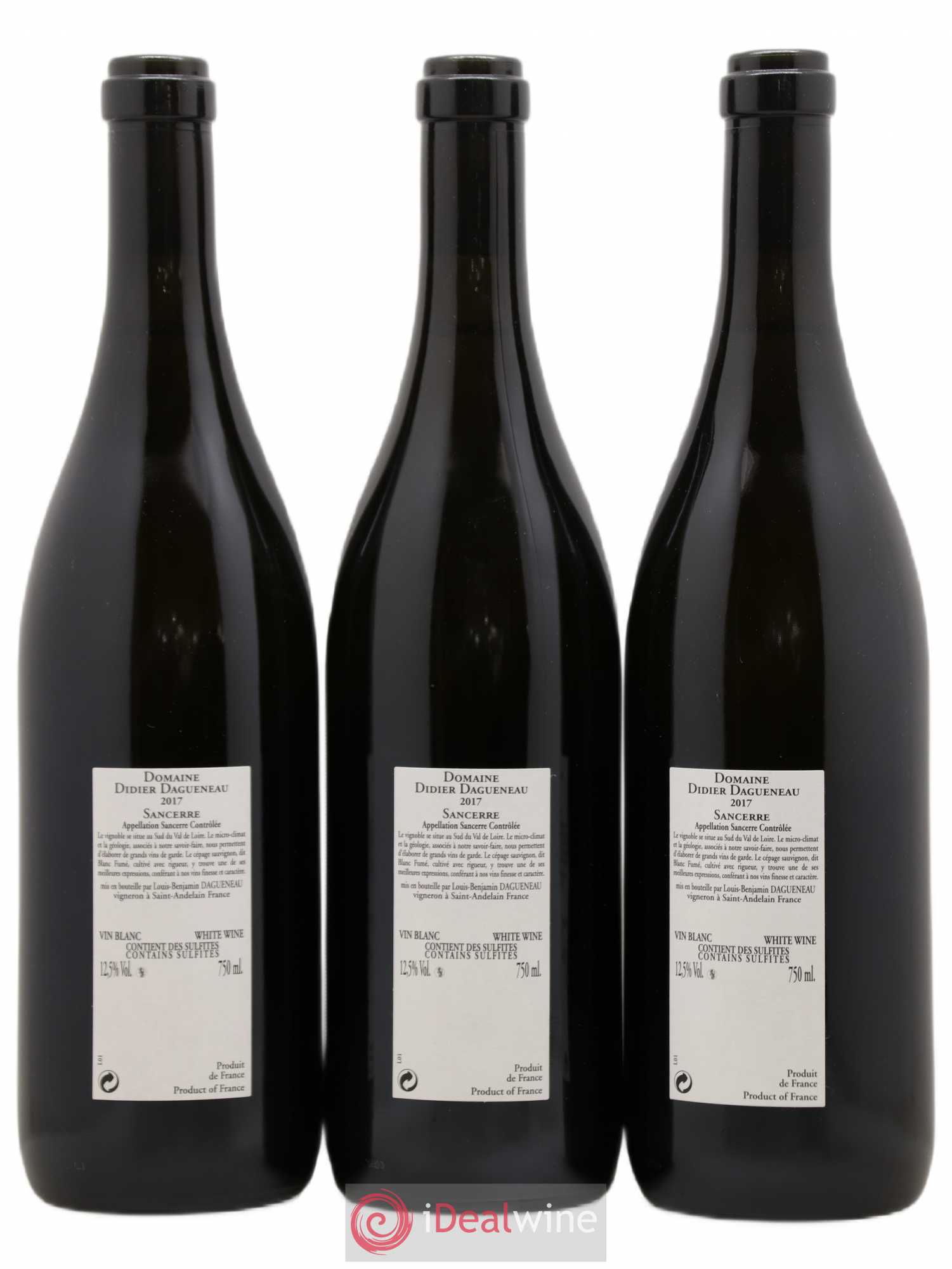 Sancerre En Chailloux Domaine Dagueneau 2017 - Posten von 3 Flaschen - 1