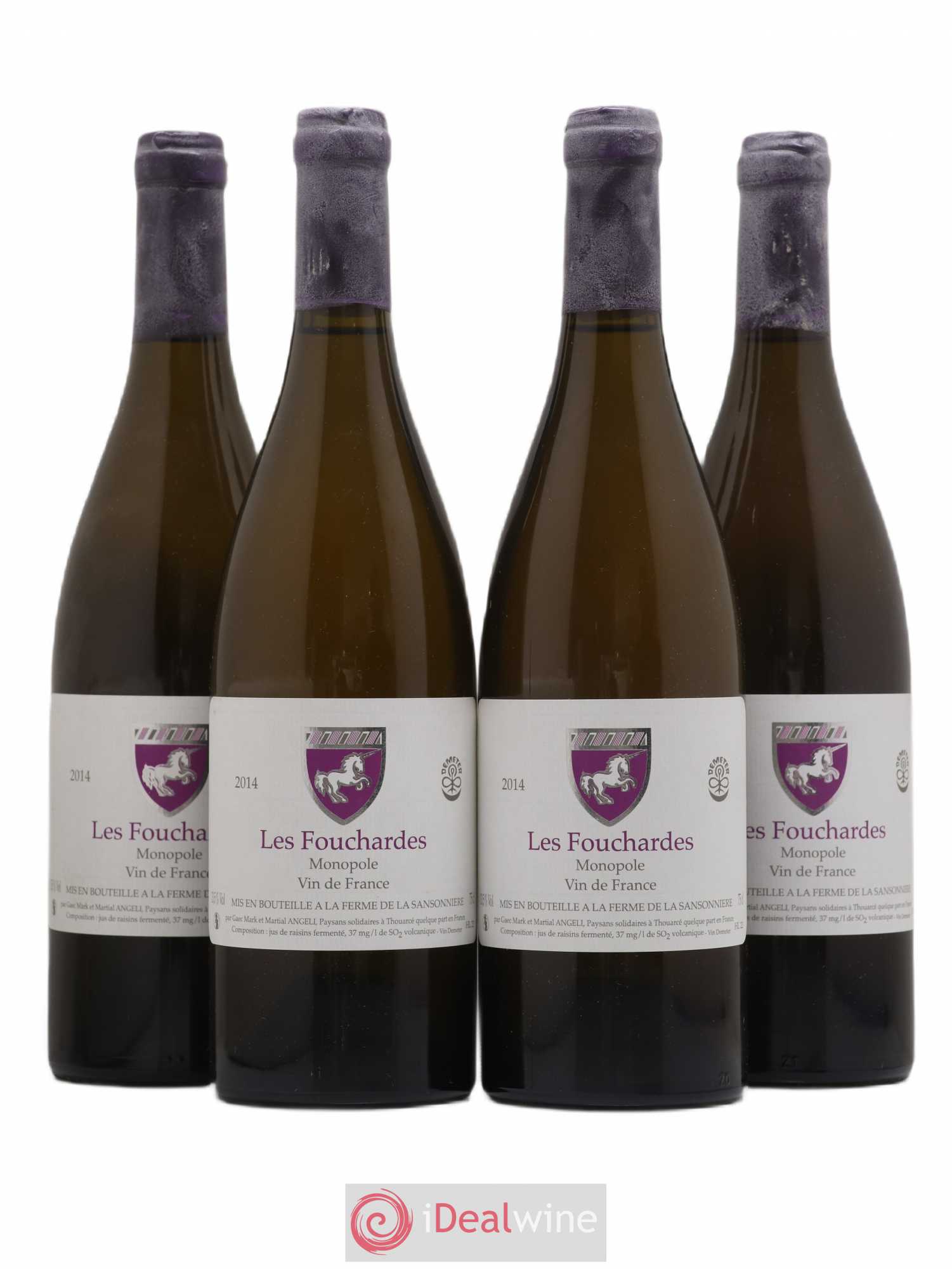 Vin de France Les Fouchardes Mark Angeli (Domaine) - Ferme de la Sansonnière 2014 - Lot de 4 bouteilles - 0