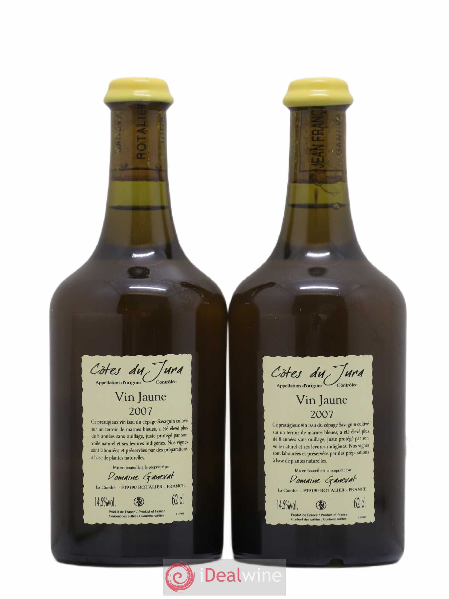 Arbois Vin Jaune Anne et Jean François Ganevat 2007 - Lot de 2 bouteilles - 1