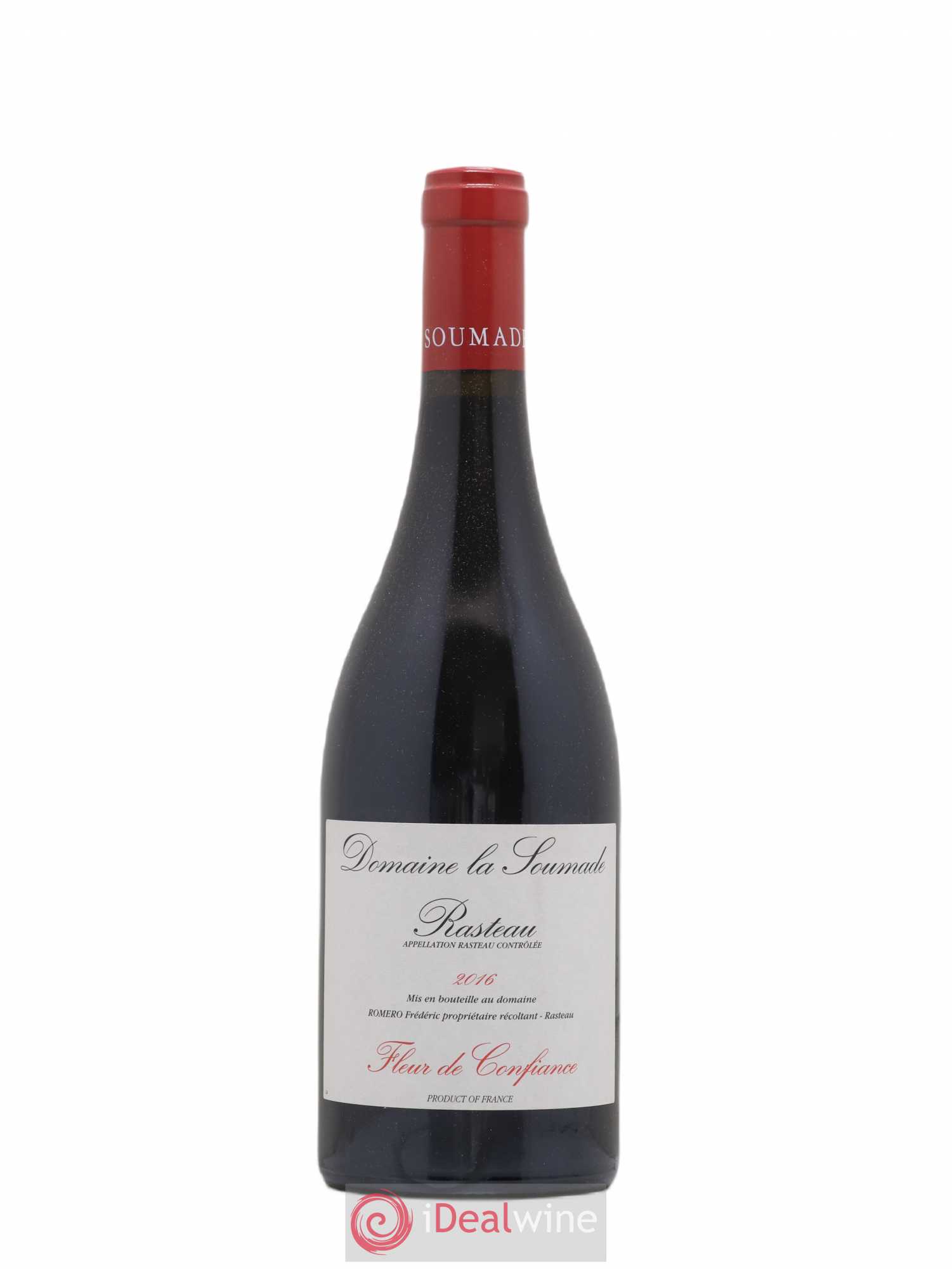 Rasteau Fleur de confiance La Soumade (Domaine) 2016 - Lot de 1 bouteille - 0
