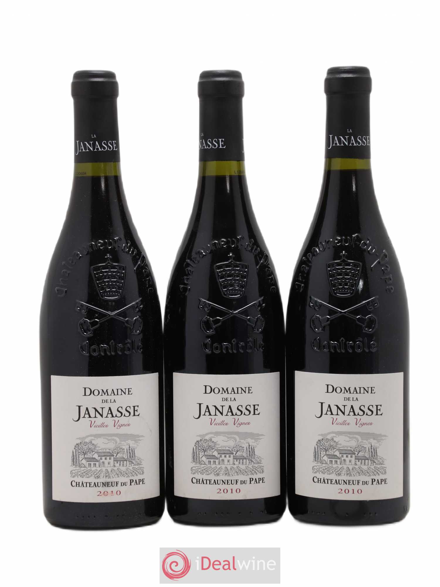 Châteauneuf-du-Pape Cuvée Vieilles Vignes La Janasse (Domaine de) 2010 - Lot de 3 bouteilles - 0