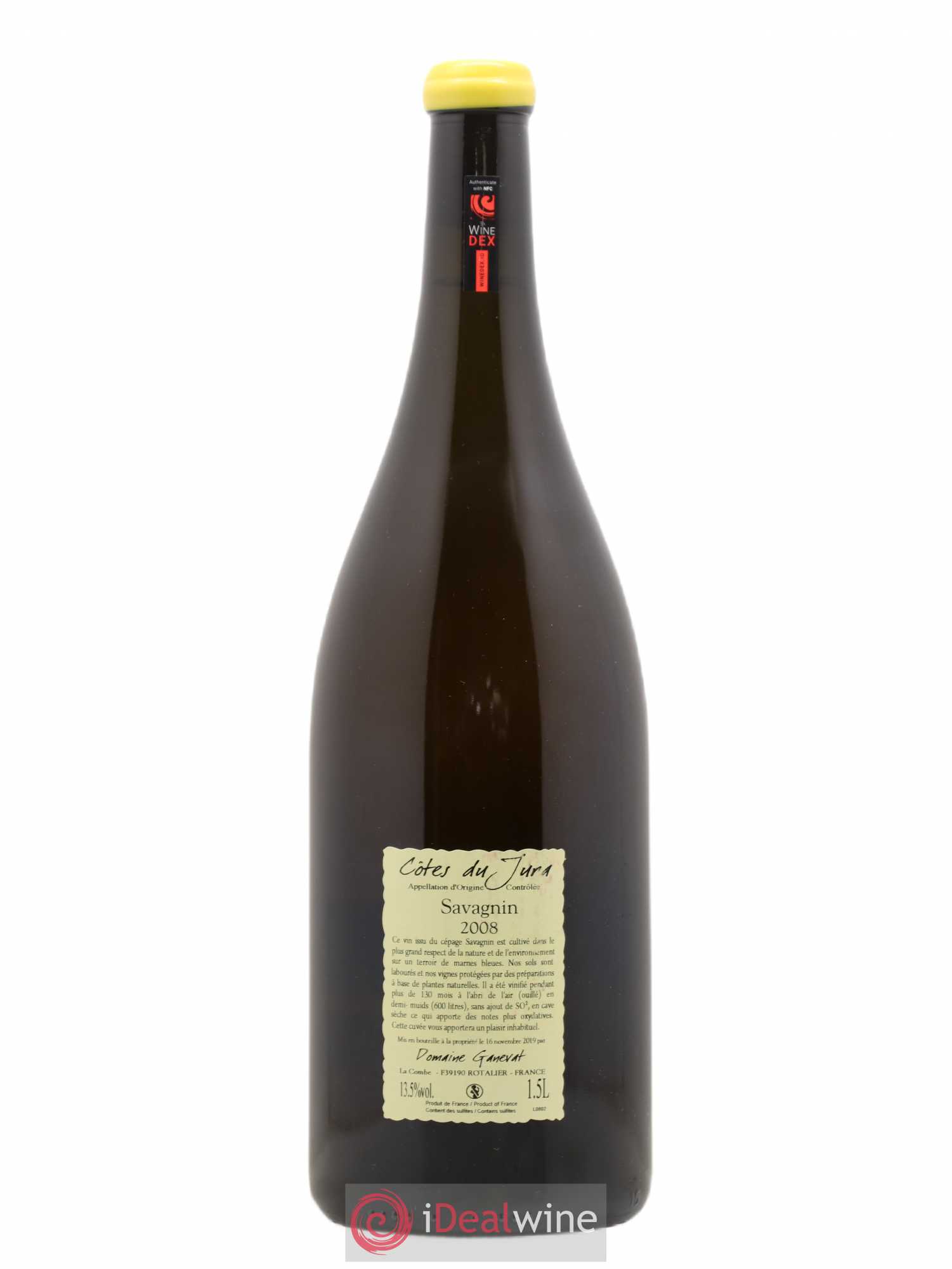 Côtes du Jura Les Vignes de mon Père Jean-François Ganevat (Domaine) 2008 - Lot de 1 magnum - 1