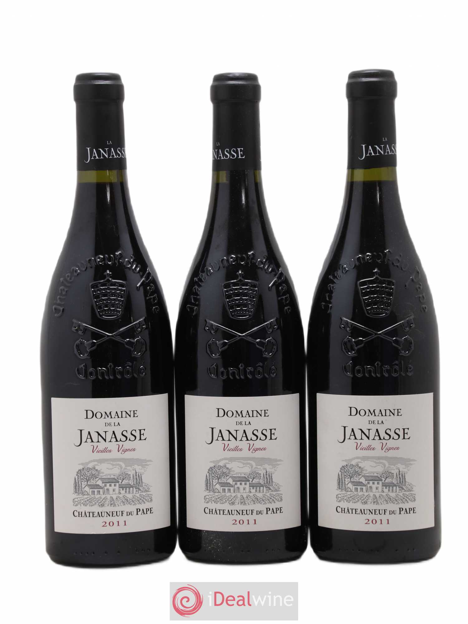 Châteauneuf-du-Pape Cuvée Vieilles Vignes La Janasse (Domaine de) 2011 - Lot de 3 bouteilles - 0