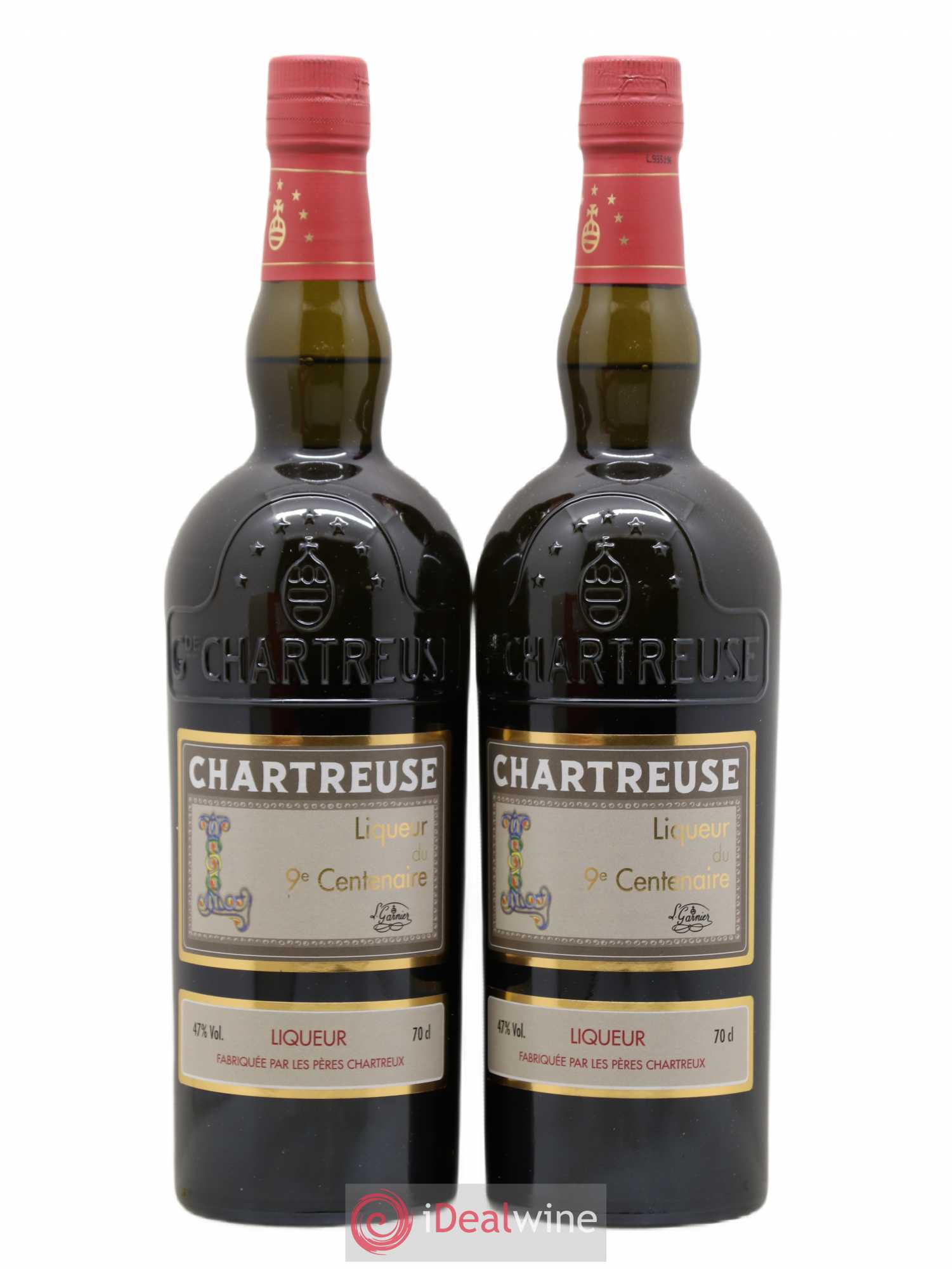 Chartreuse Liqueur du 9ème centenaire  Pères chartreux 2019 - Lot de 2 bouteilles - 1