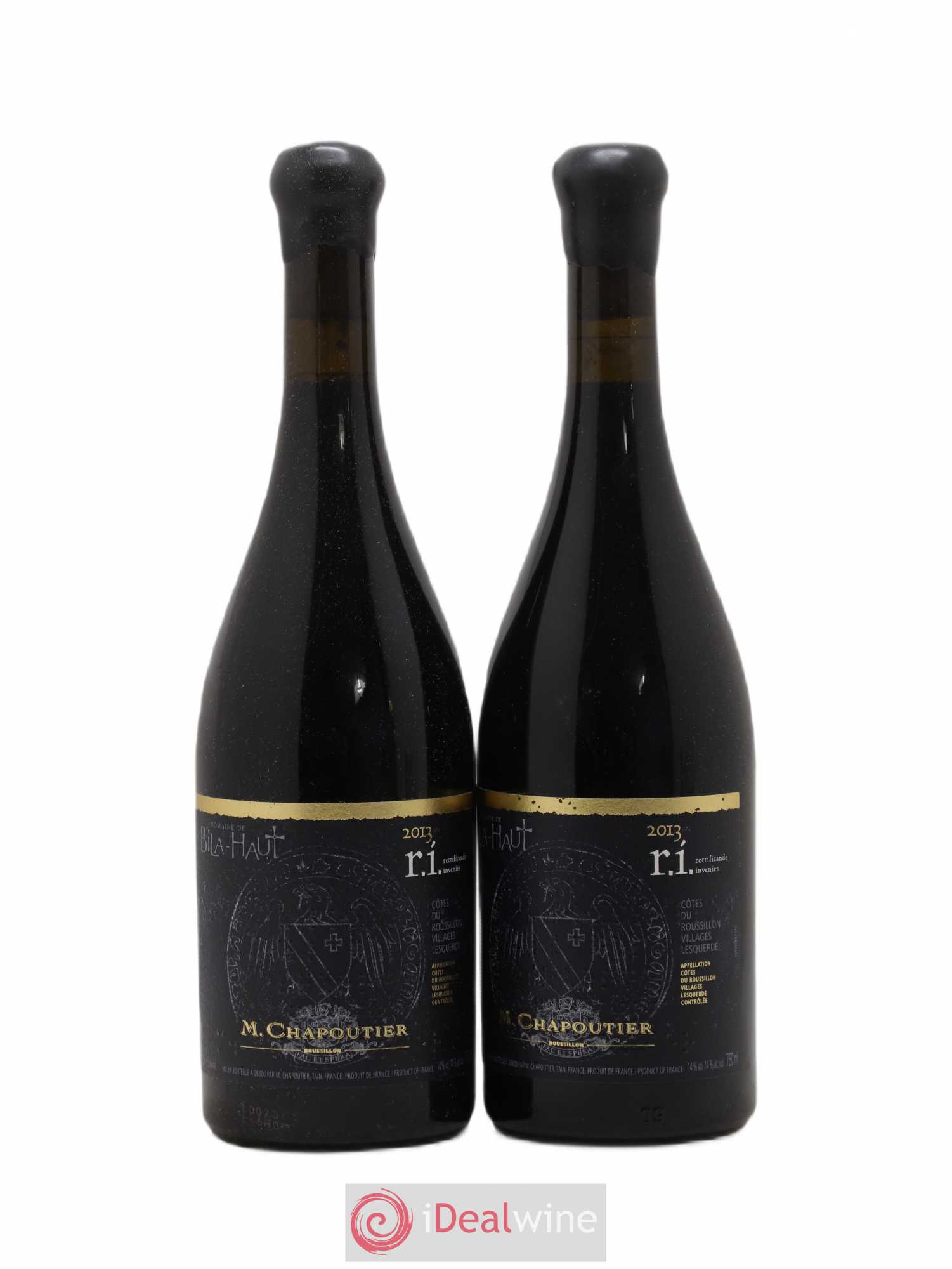 Côtes-du-Roussillon Villages Lesquerde Bila-Haut (Domaine) R.I Rectificando Invenies Chapoutier 2013 - Lot de 2 bouteilles - 0