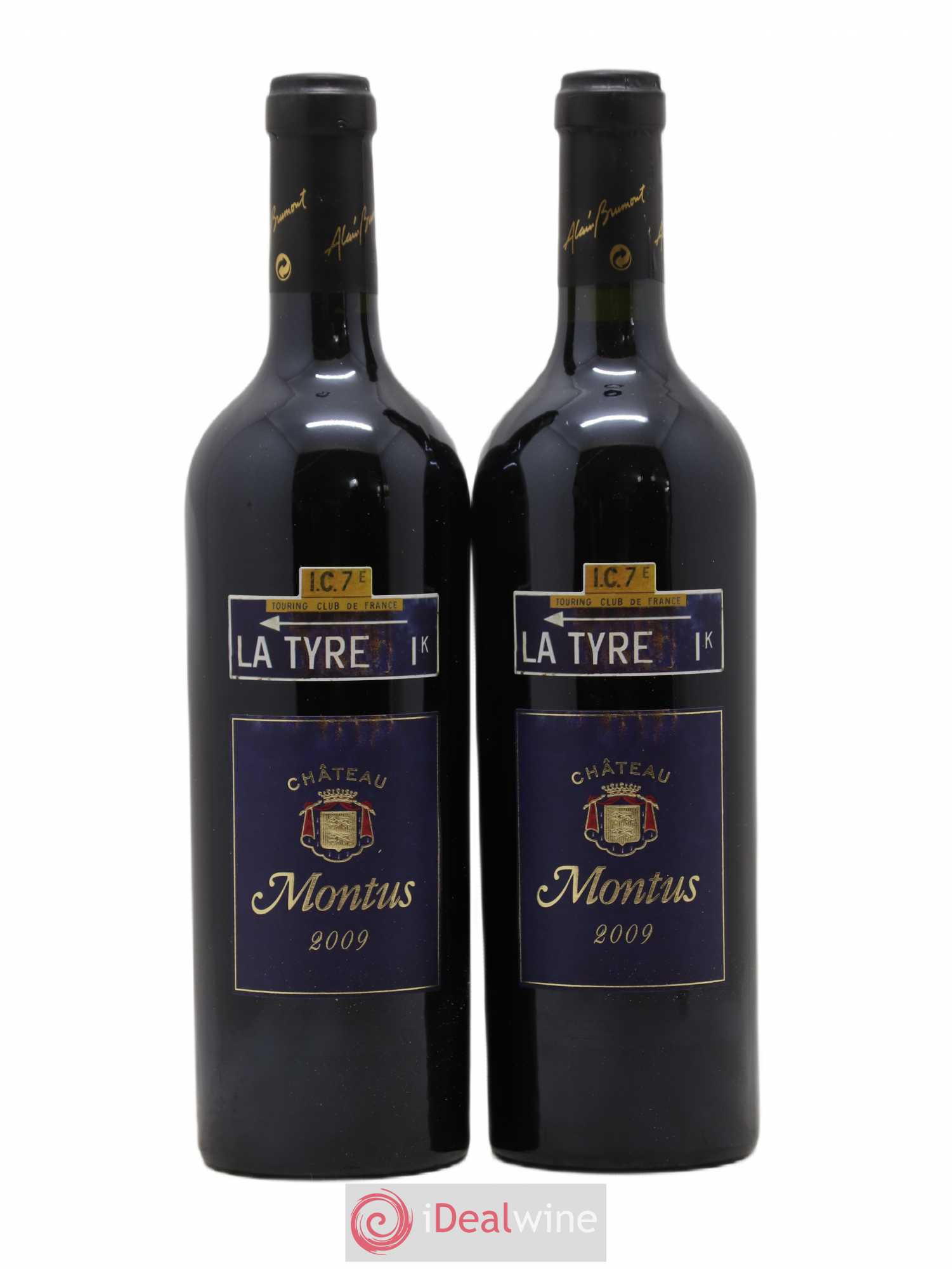Madiran Château Montus-La Tyre Alain Brumont 2009 - Lot de 2 bouteilles - 0
