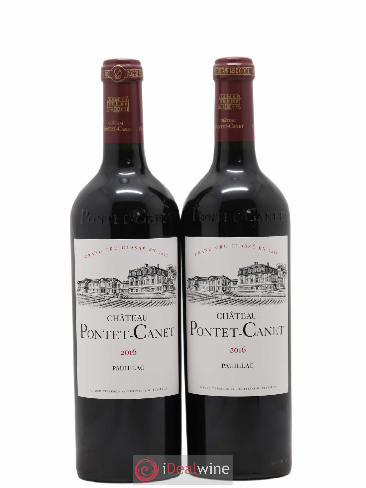 Château Pontet Canet 5ème Grand Cru Classé 2016 - Lot de 2 bouteilles - 0