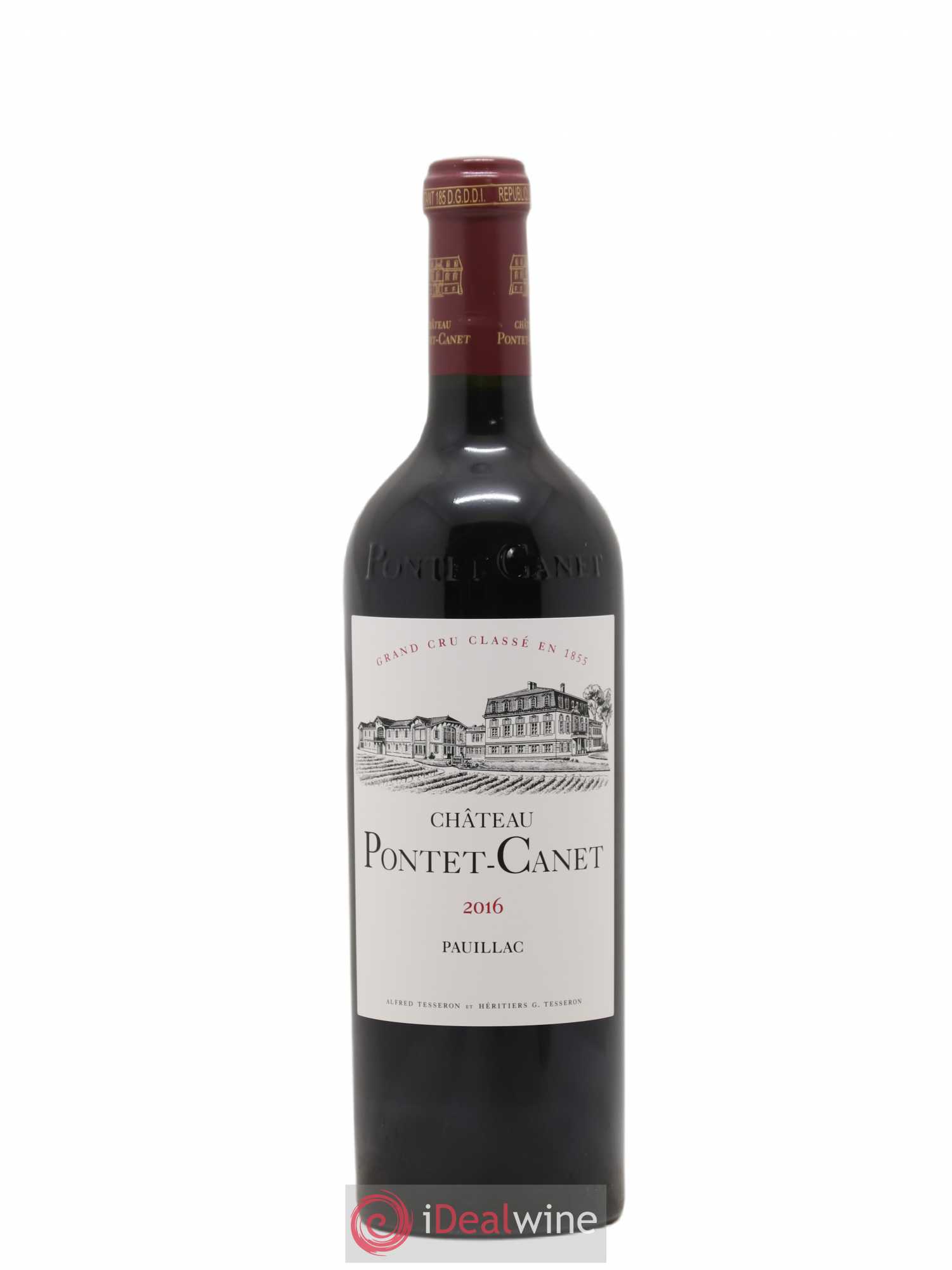 Château Pontet Canet 5ème Grand Cru Classé 2016 - Lot de 1 bouteille - 0