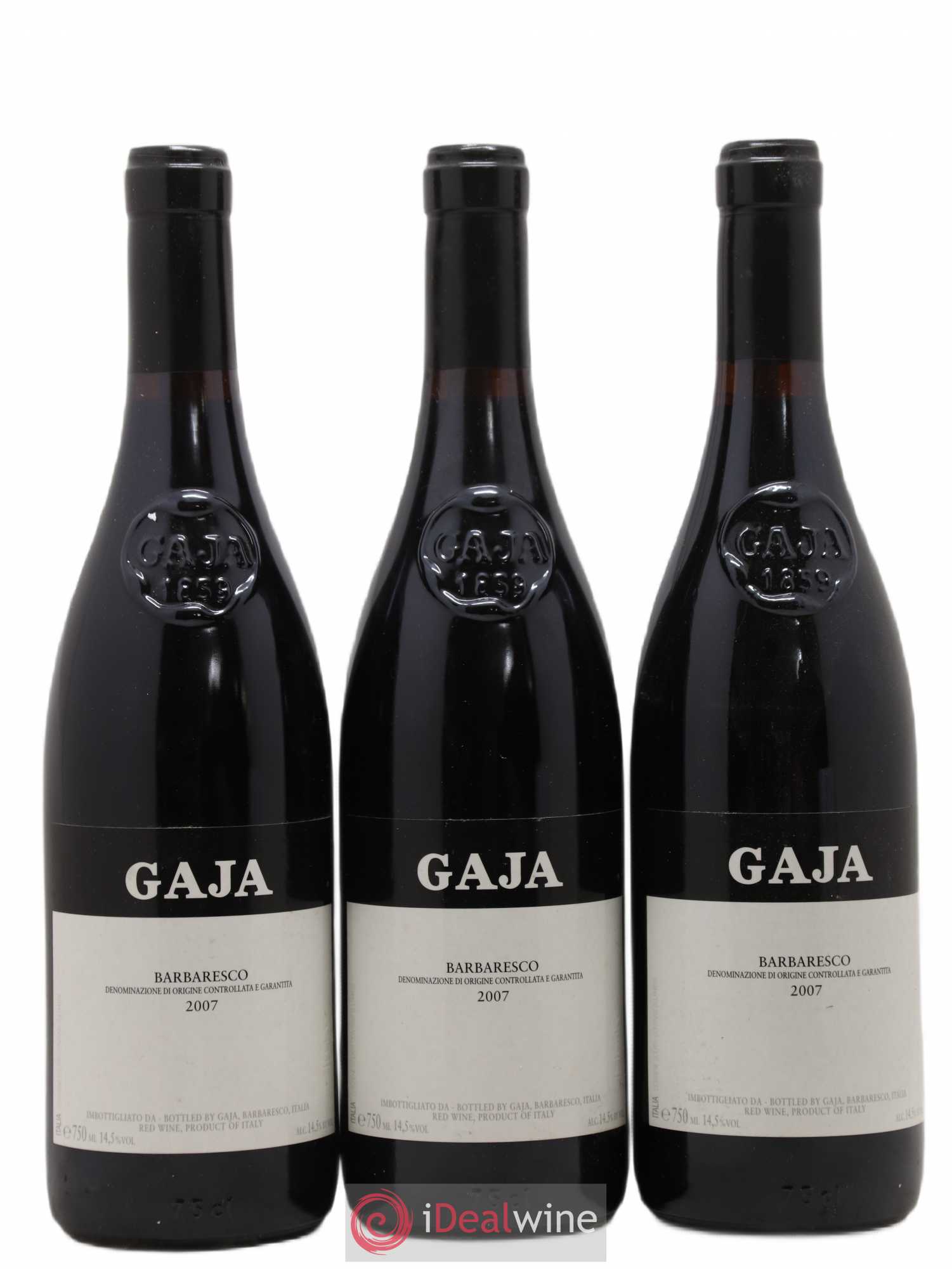 Barbaresco DOCG Angelo Gaja 2007 - Lotto di 3 bottiglie - 0