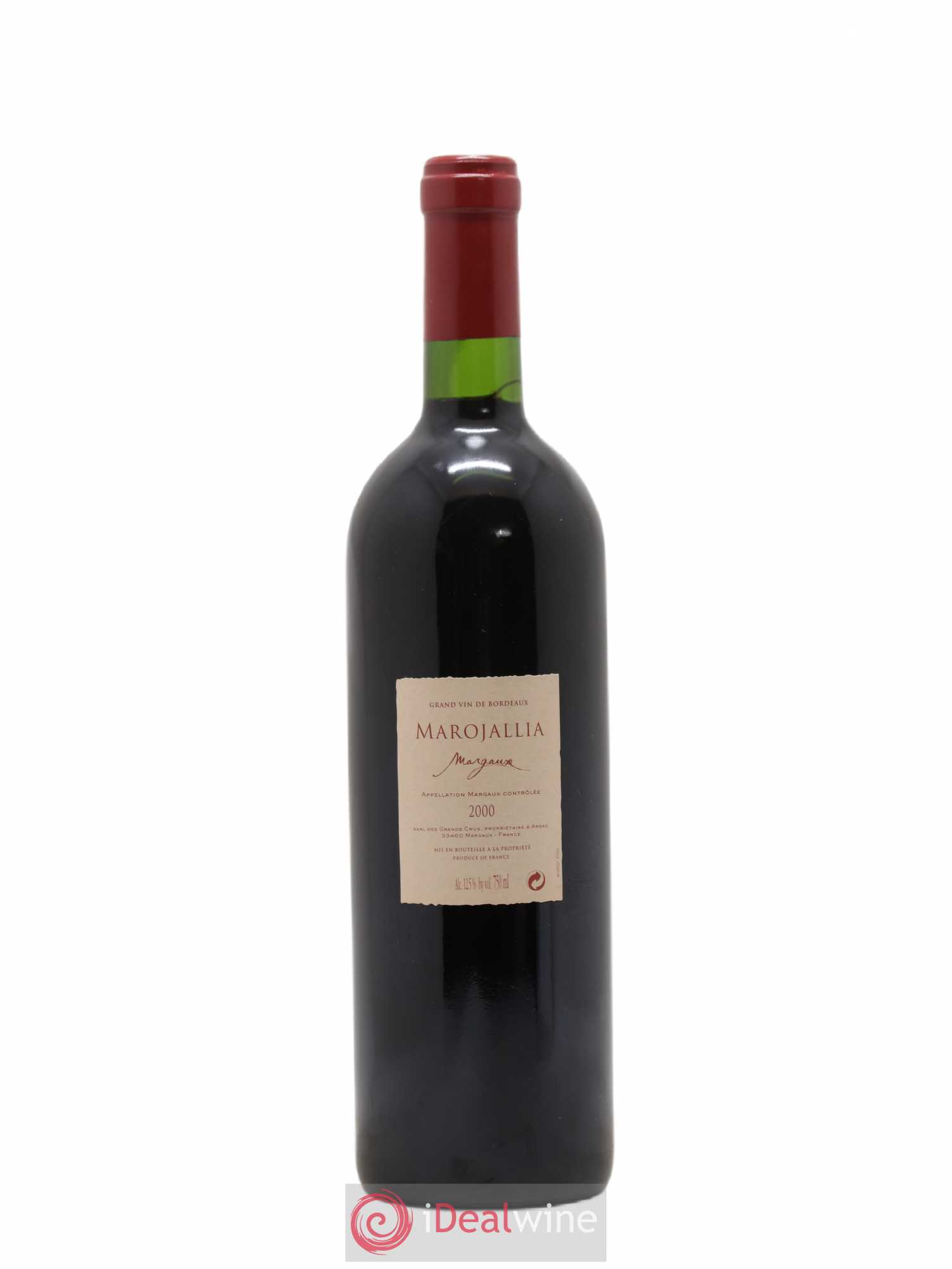 Bordeaux Marjollia Margaux 2000 - Posten von 1 Flasche - 1