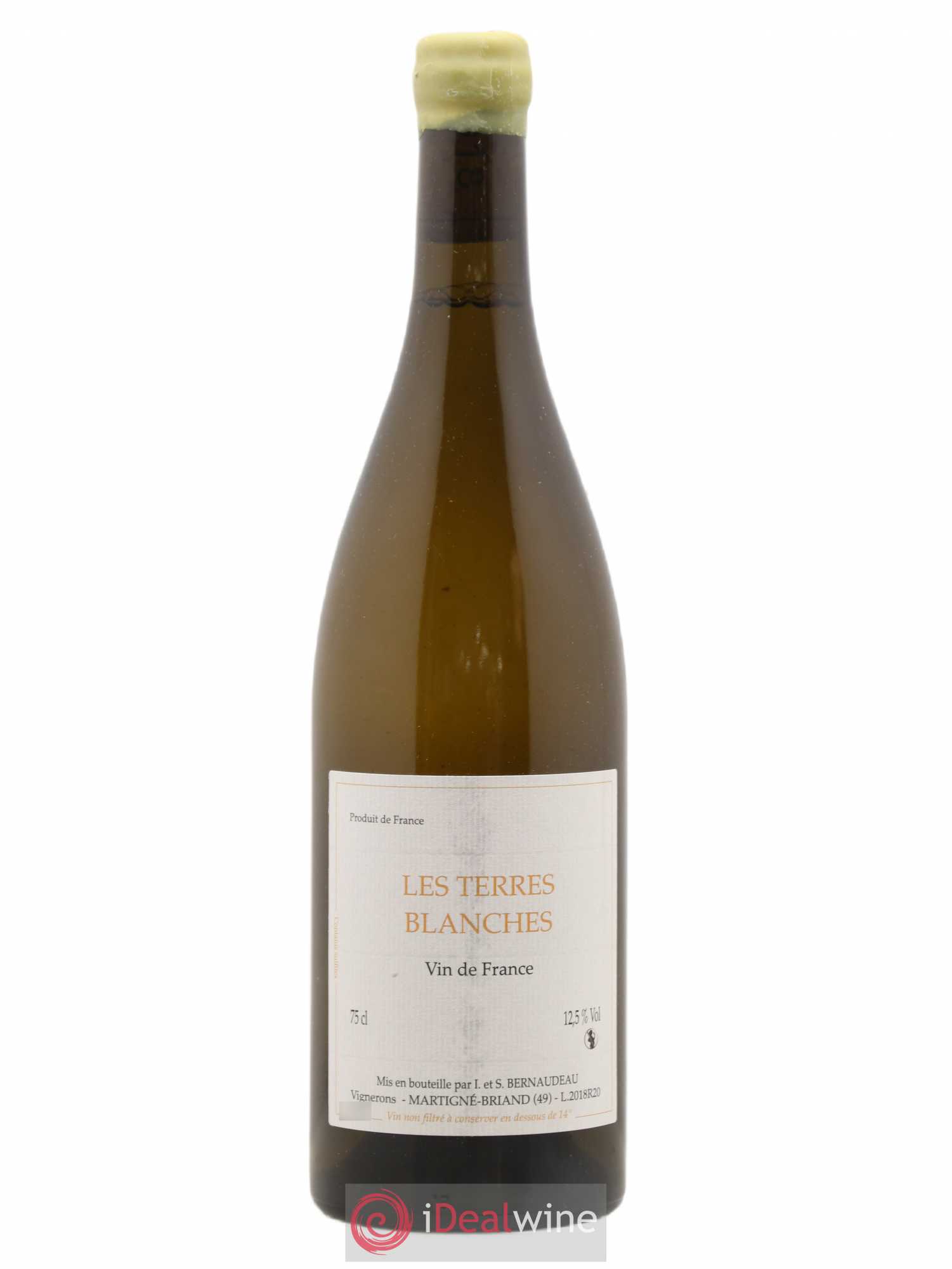 Vin de France Les Terres Blanches Stéphane Bernaudeau 2018 - Posten von 1 Flasche - 0