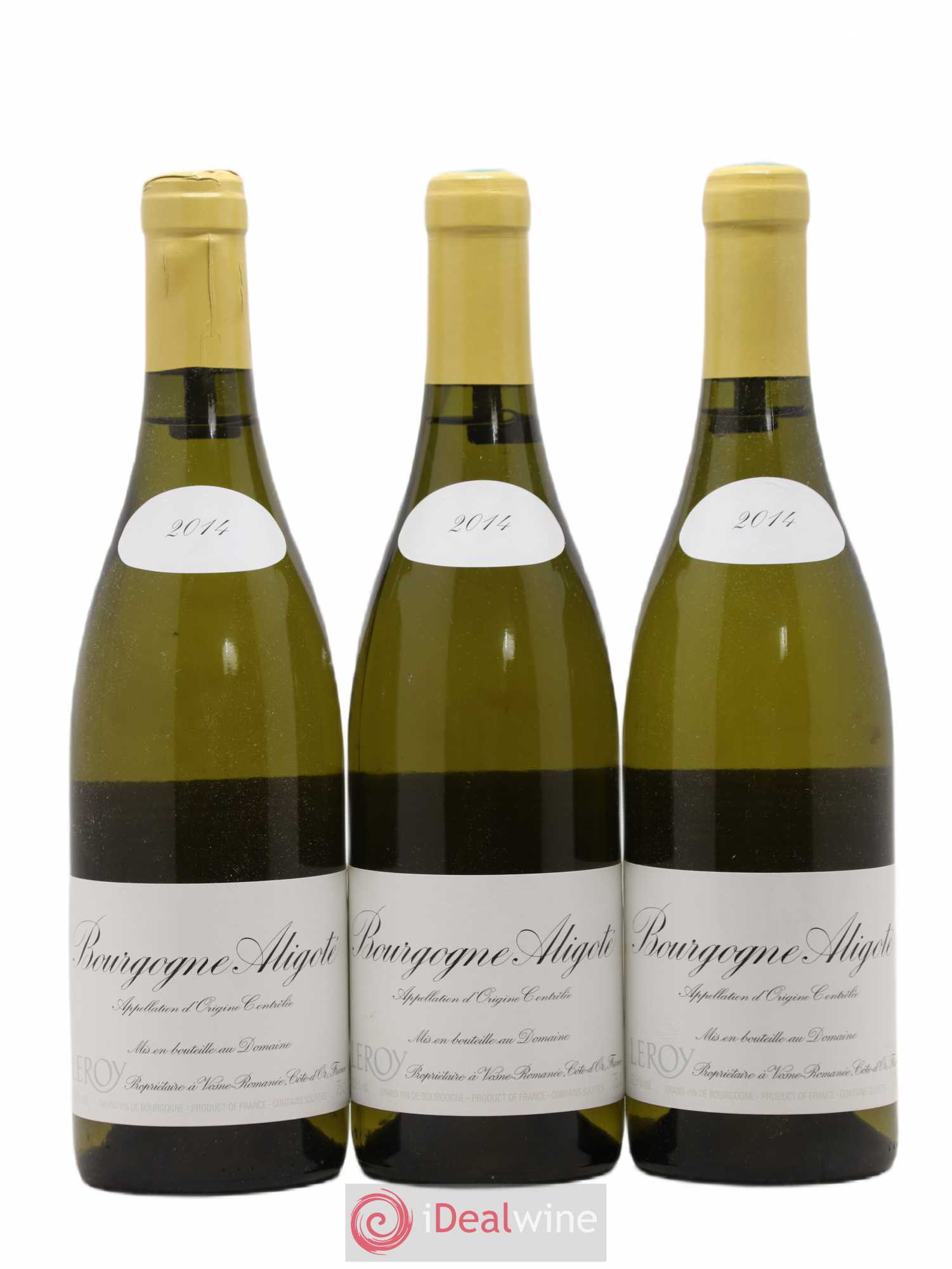 Bourgogne Aligoté Leroy (Domaine) 2014 - Lot de 3 bouteilles - 0