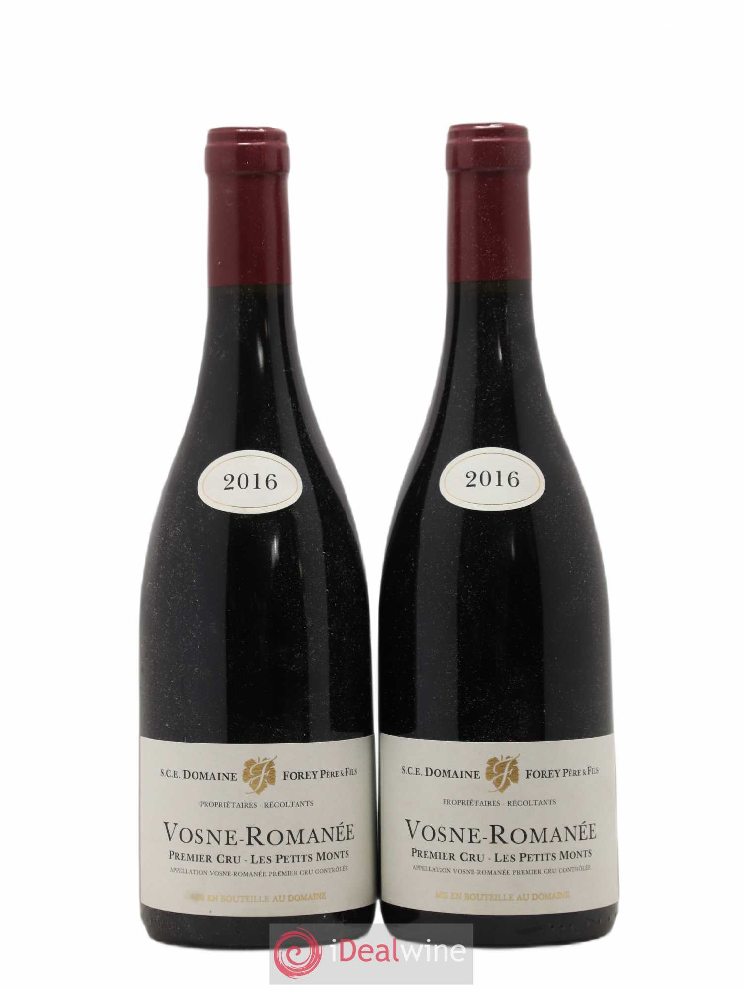 Vosne-Romanée 1er Cru Les Petits Monts Forey Père et Fils (Domaine) 2016 - Lot de 2 bouteilles - 0