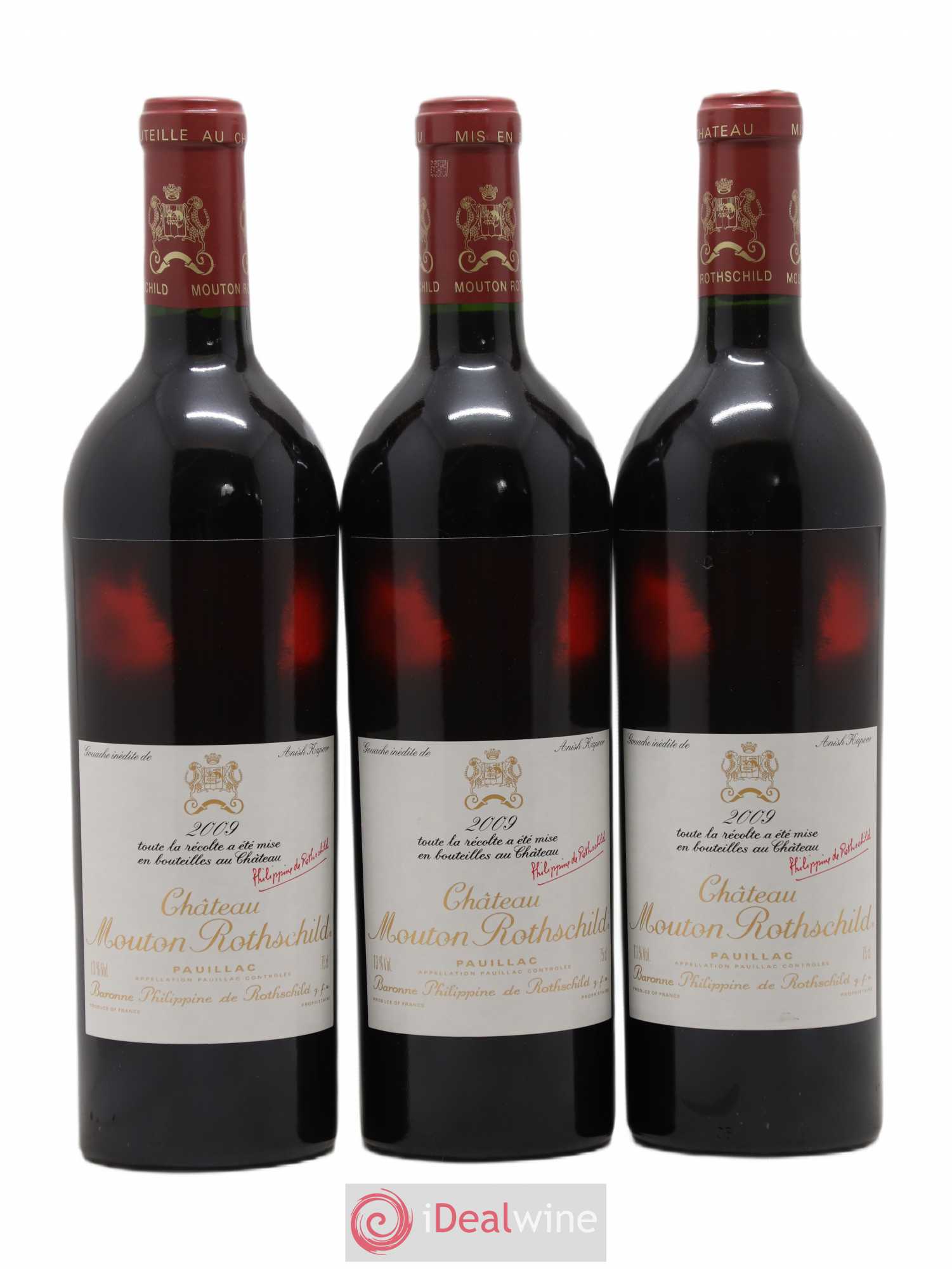 Château Mouton Rothschild 1er Grand Cru Classé 2009 - Lot de 6 bouteilles - 1