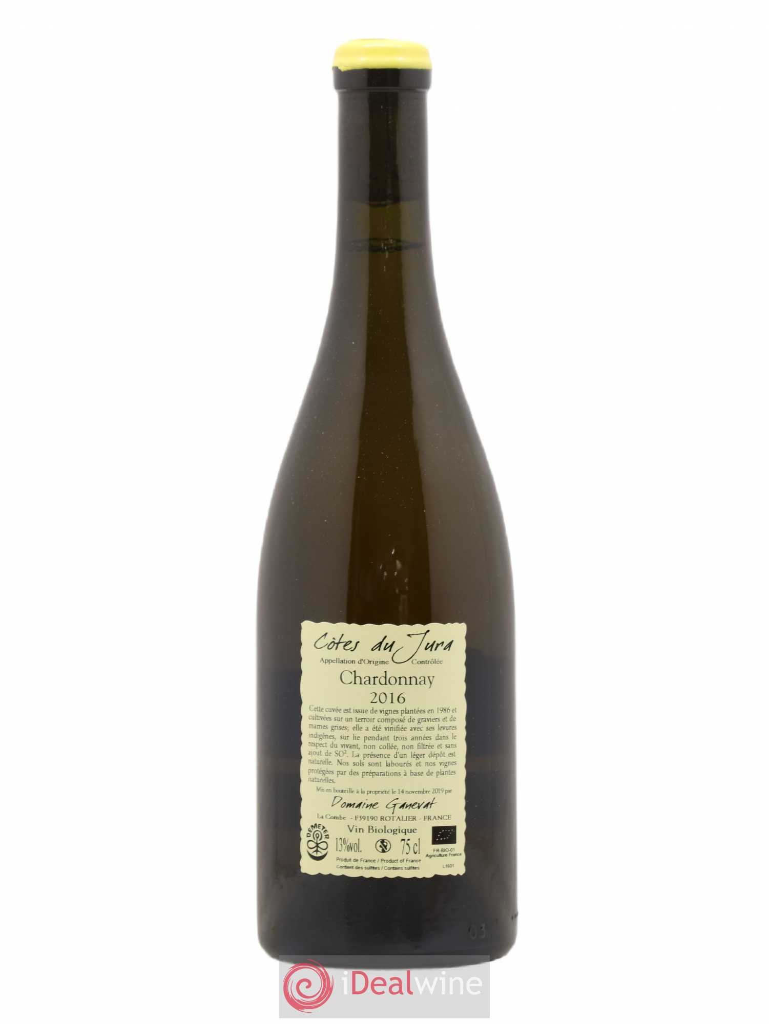 Côtes du Jura Cuvée Florine Jean-François Ganevat (Domaine) 2016 - Lot de 1 bouteille - 1