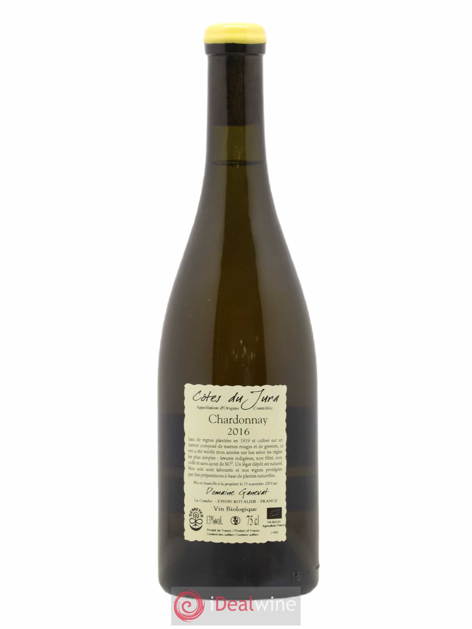 Côtes du Jura Les Grands Teppes Vieilles Vignes Jean-François Ganevat (Domaine) 2016 - Lot de 1 bouteille - 1
