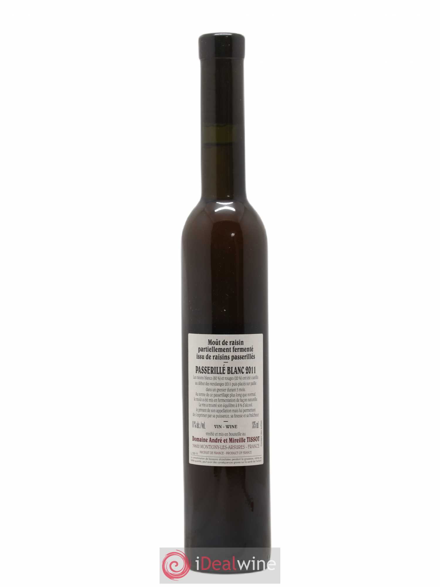 Vin de France Spirale Passerillé Bénédicte et Stéphane Tissot 2011 - Lotto di 1 mezza bottiglia - 1