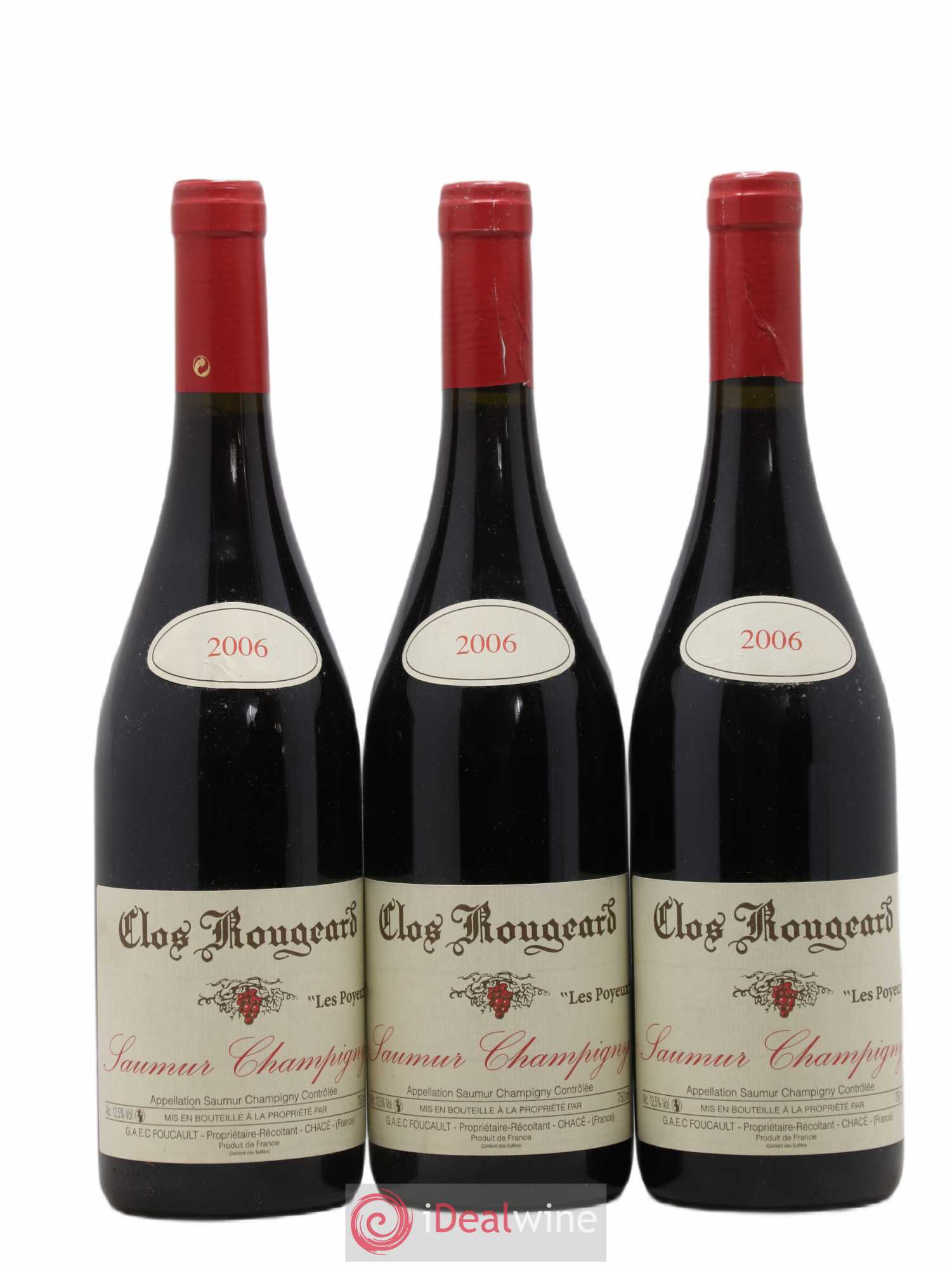 Saumur-Champigny Les Poyeux Clos Rougeard 2006 - Lot de 3 bouteilles - 0