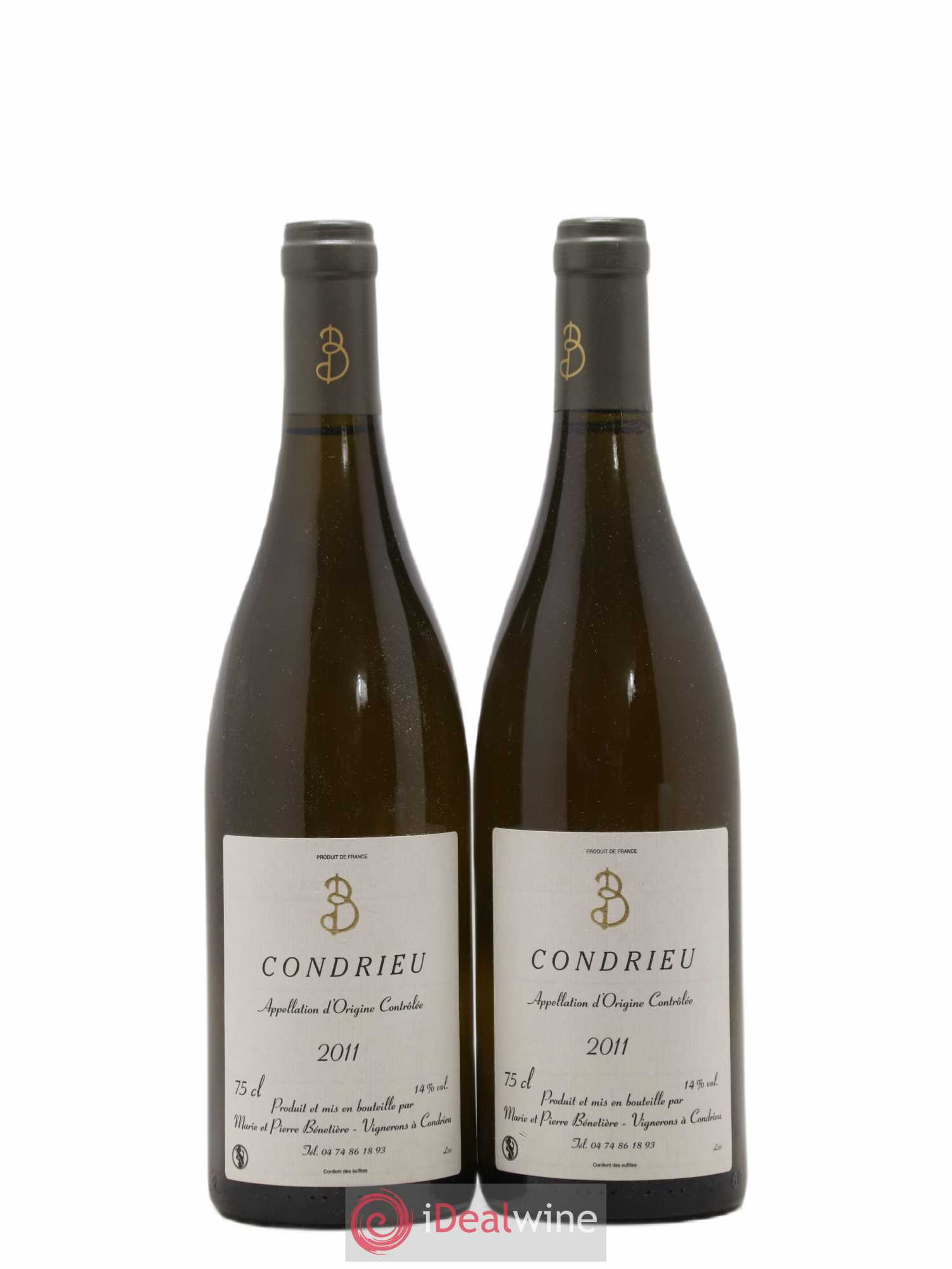 Condrieu Marie et Pierre Bénetière (Domaine) 2011 - Lot de 2 bouteilles - 0