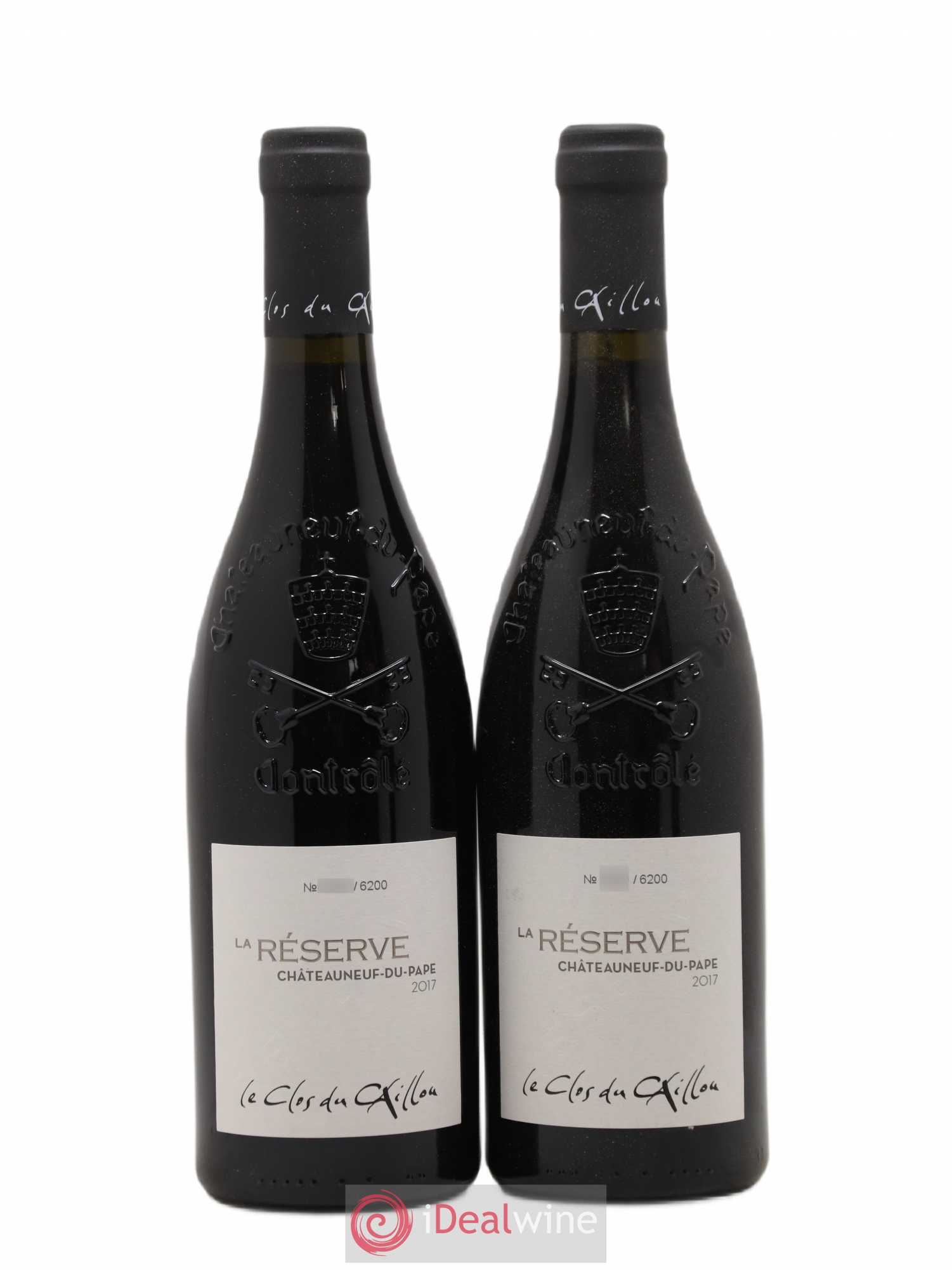 Châteauneuf-du-Pape La Réserve Clos du Caillou 2017 - Posten von 2 Flaschen - 0